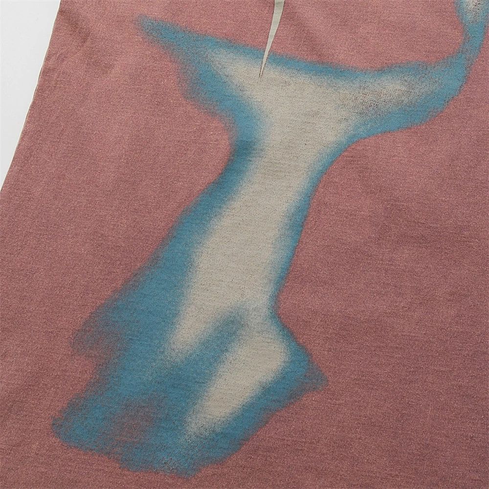 Vintage Men's street retro loose shadow old washed t-shirt y2k Size US M / EU 48-50 / 2 - 4 Thumbnail