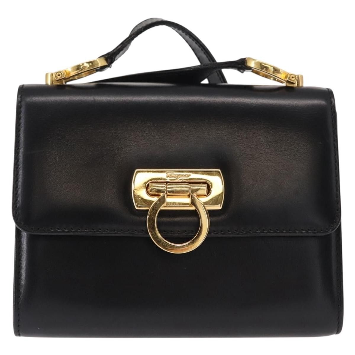 Salvatore Ferragamo Salvatore Ferragamo Gancini Shoulder Bag Leather Size ONE SIZE - 1 Thumbnail