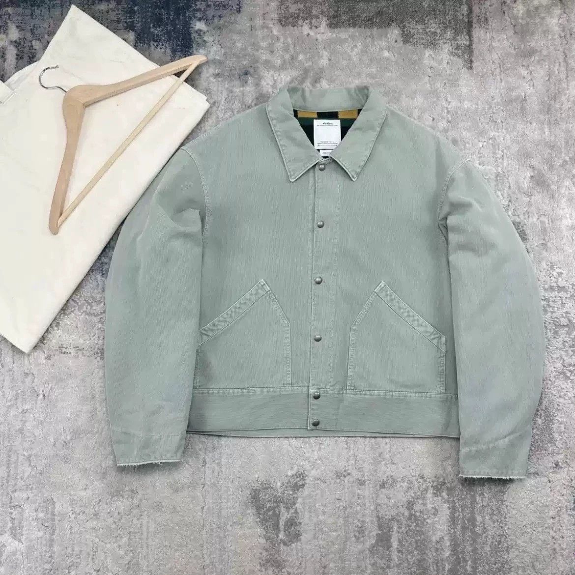 Visvim VISVIM ALPHA SHORT JKT (DRY PIQUE) | Grailed