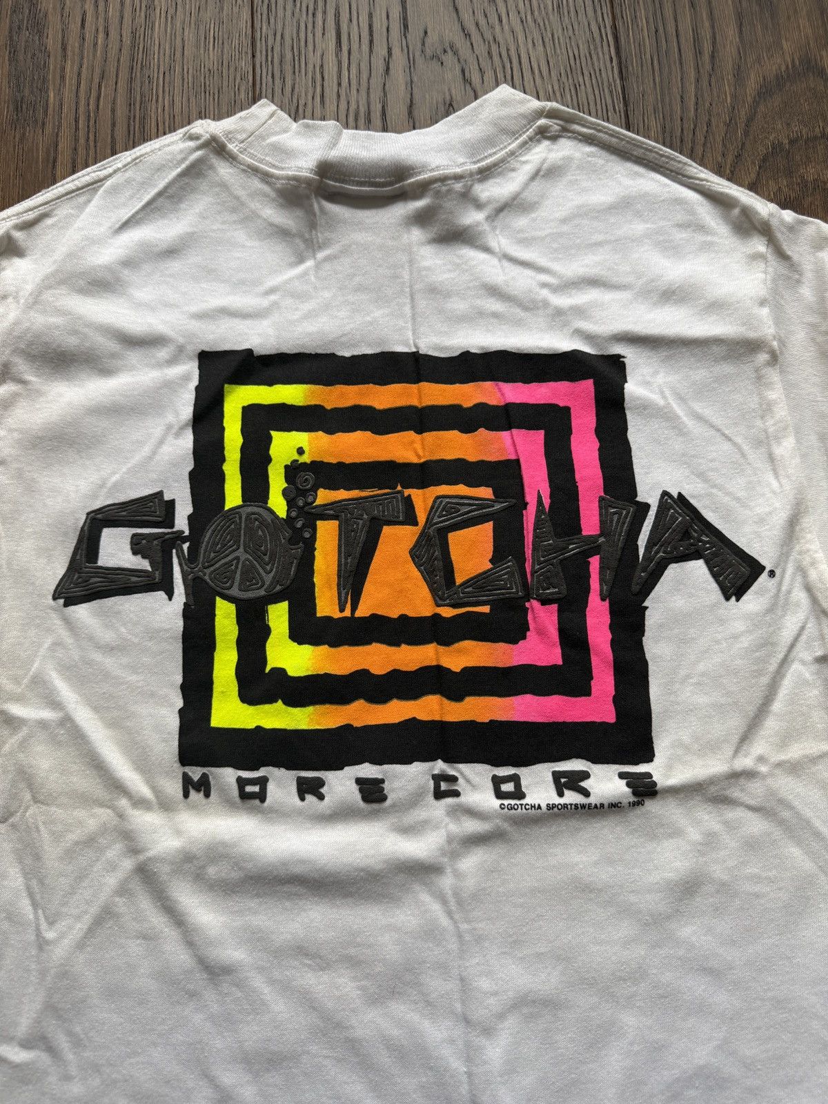 Vintage Vintage 80s Gotcha More Core Surfwear Skater Graphic Tee Size US S / EU 44-46 / 1 - 3 Thumbnail