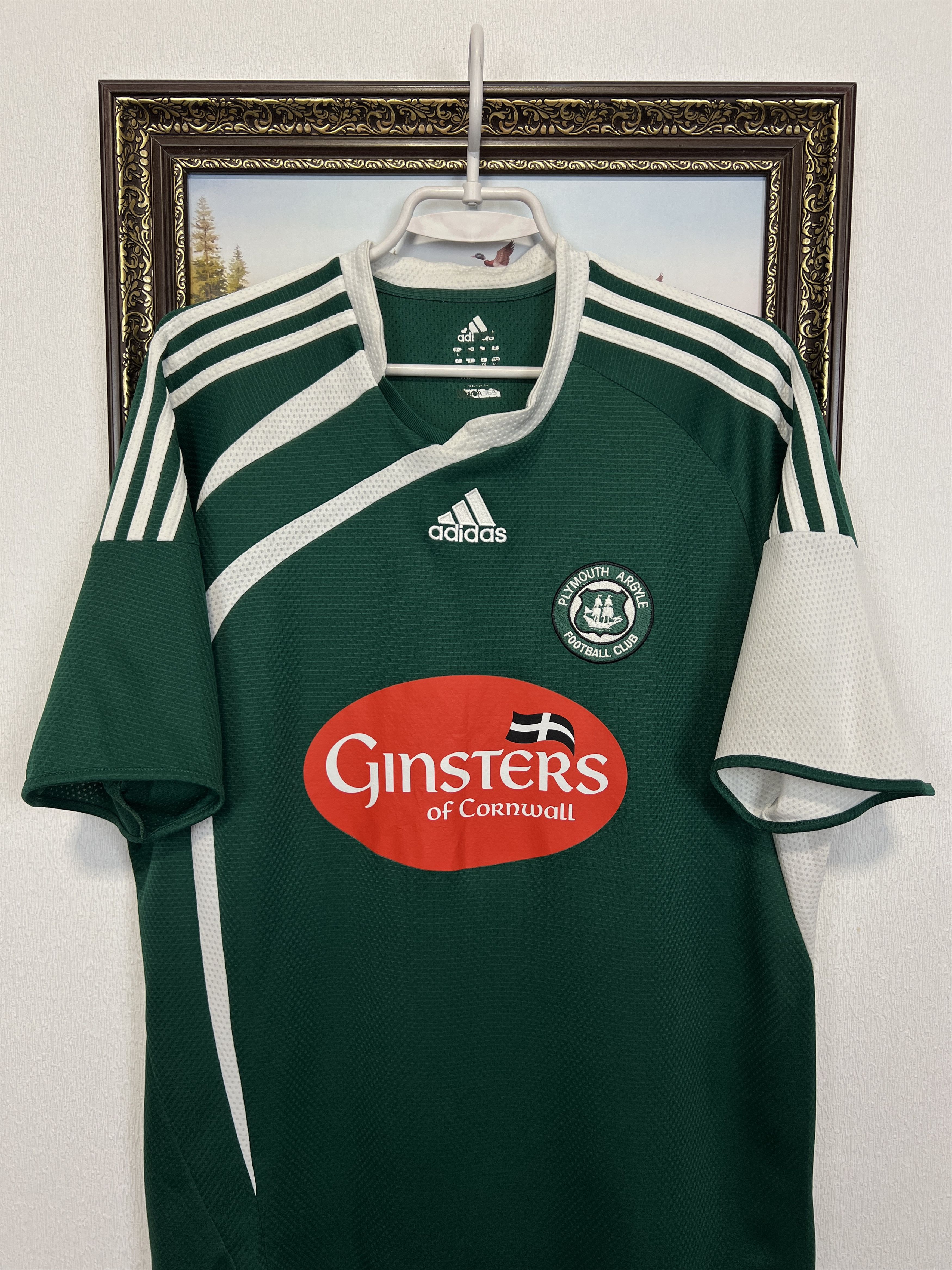 Adidas Plymouth Argyle Home football shirt Soccer Jersey Trikot Size US L / EU 52-54 / 3 - 2 Thumbnail