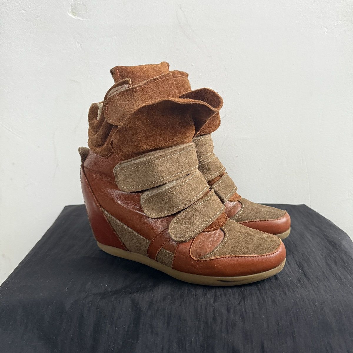 Seditionaries Vintage Original Comfort Hi Top Wedge Sneakers Size US 6 / IT 36 - 1 Thumbnail