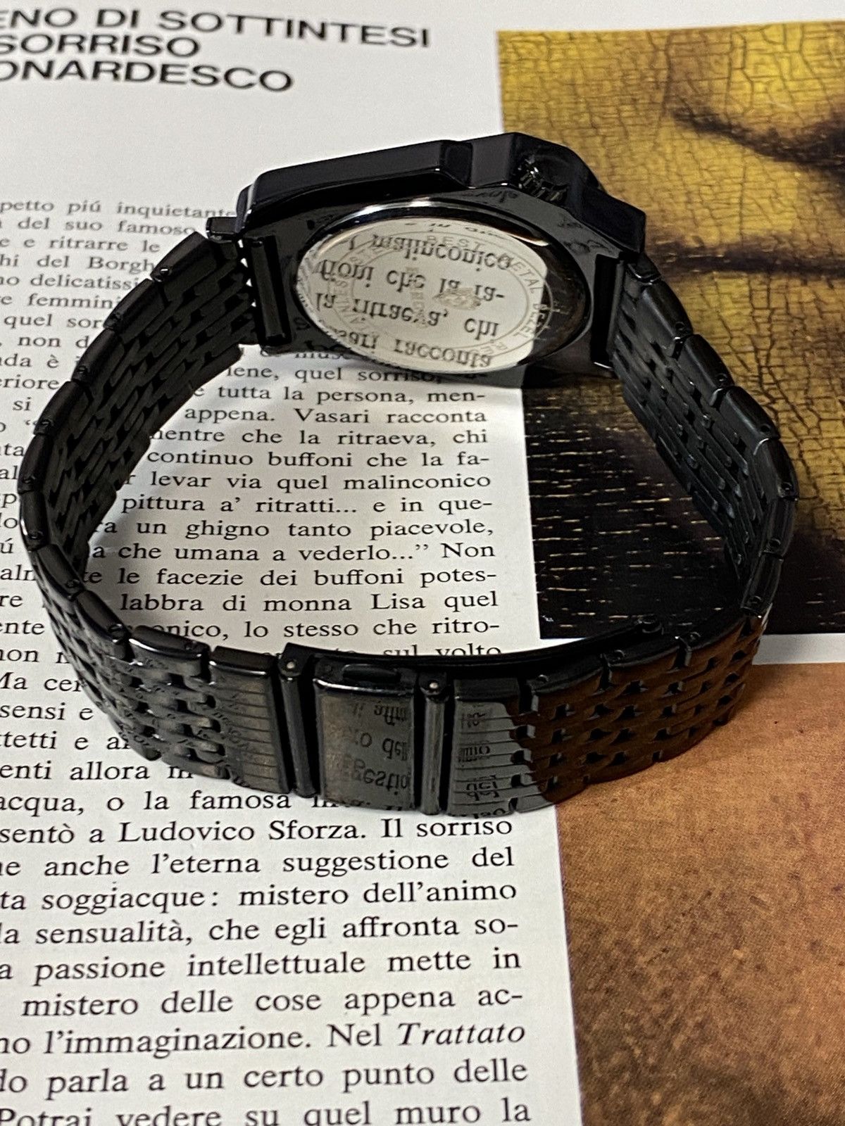 Japanese Brand Very Rare Futuristic BINBOND Black Faceted Watch Size ONE SIZE - 4 Thumbnail