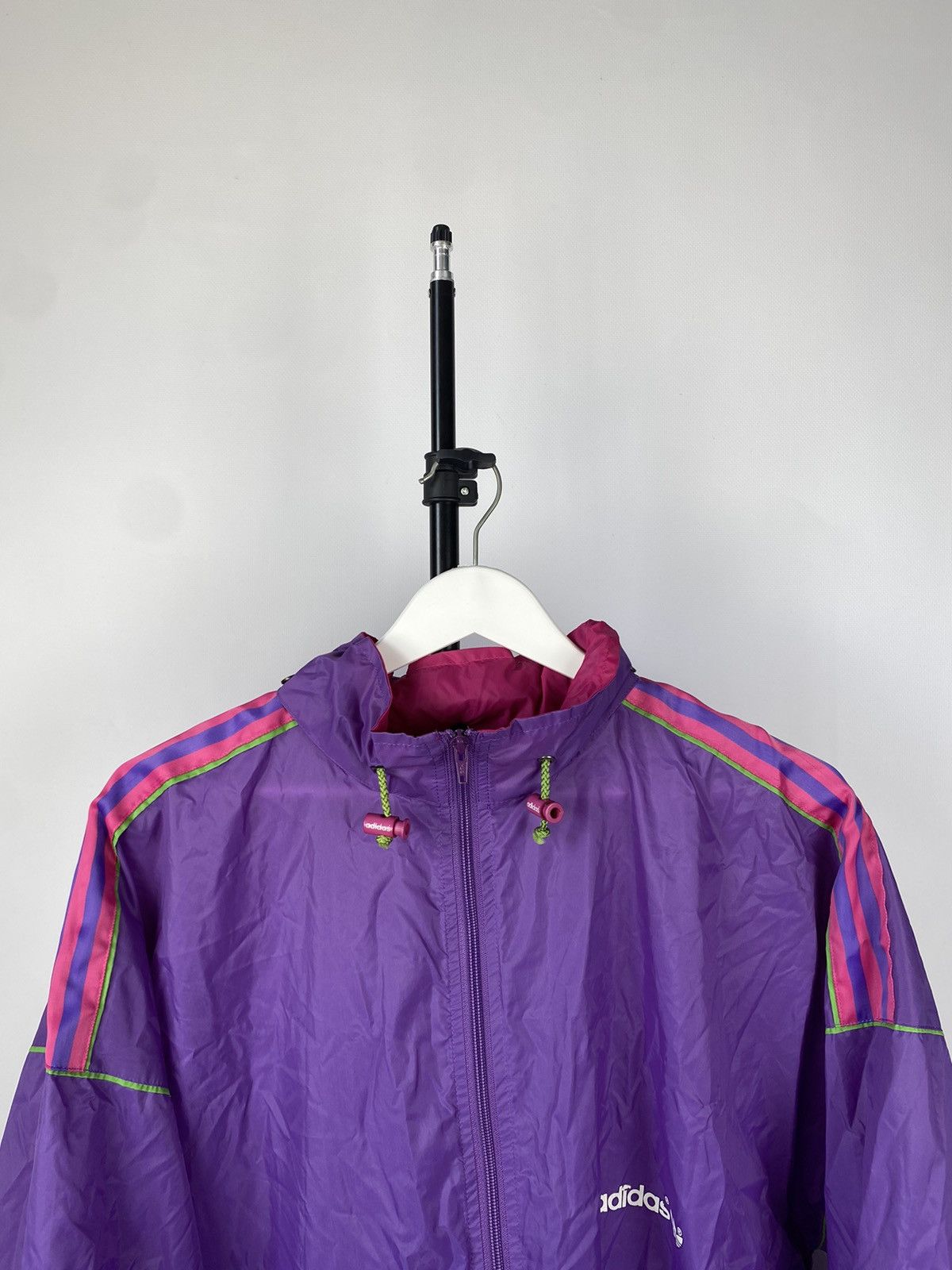Adidas × Vintage 🔥 Rare 70-80s VNTG Raincoat Jacket Transforms into a Bag Size US L / EU 52-54 / 3 - 3 Thumbnail