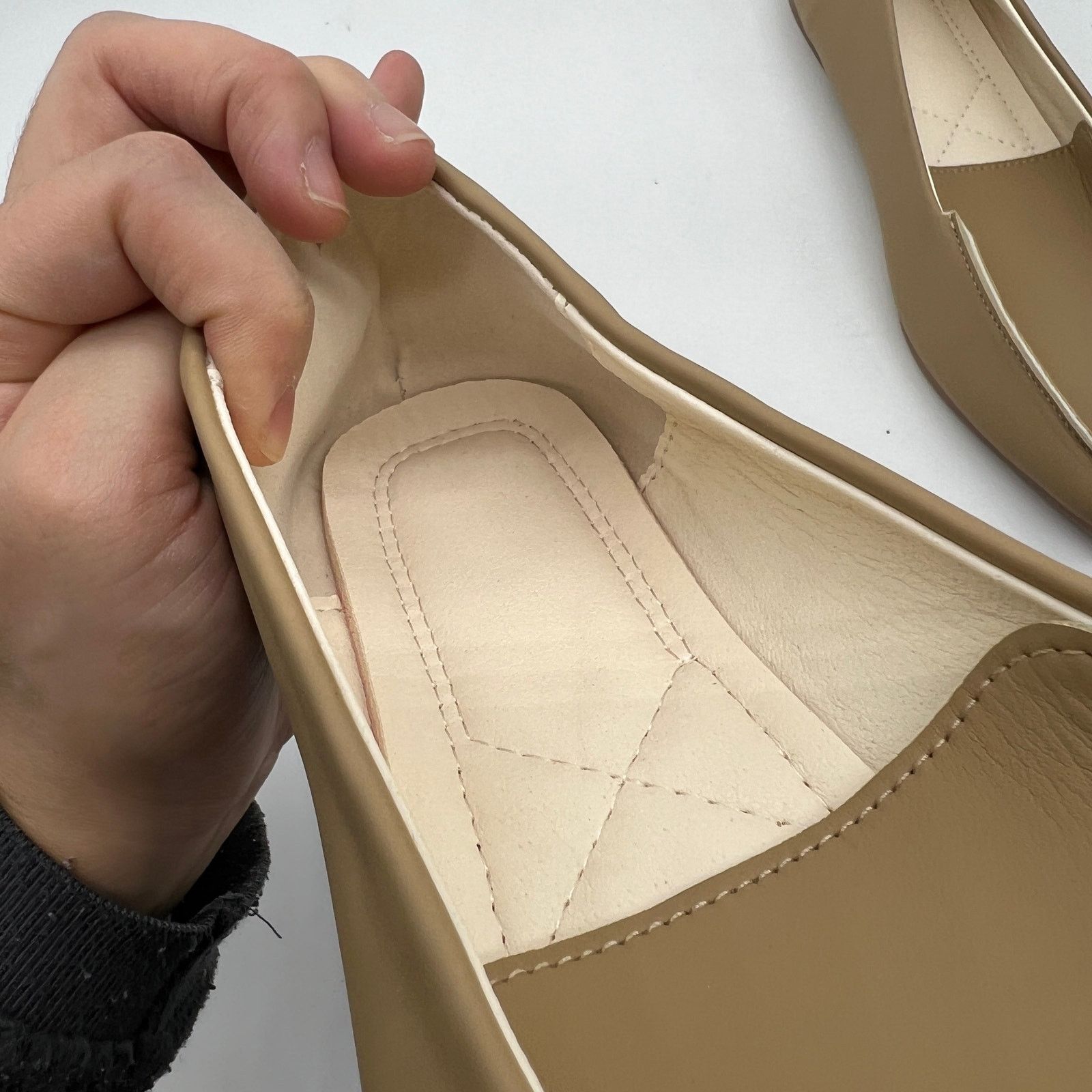 Other Women Casual Shoes Flat Bottom Pointed Lightweight Brown Size US 9.5 / IT 39.5 - 5 Thumbnail