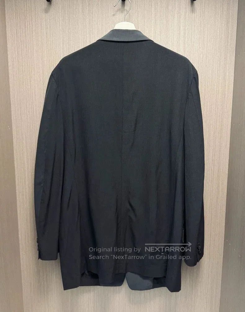 Yohji Yamamoto Yohji Yamamoto Contrast Collar Wool Blazer. Size US XS / EU 42 / 0 - 1 Thumbnail