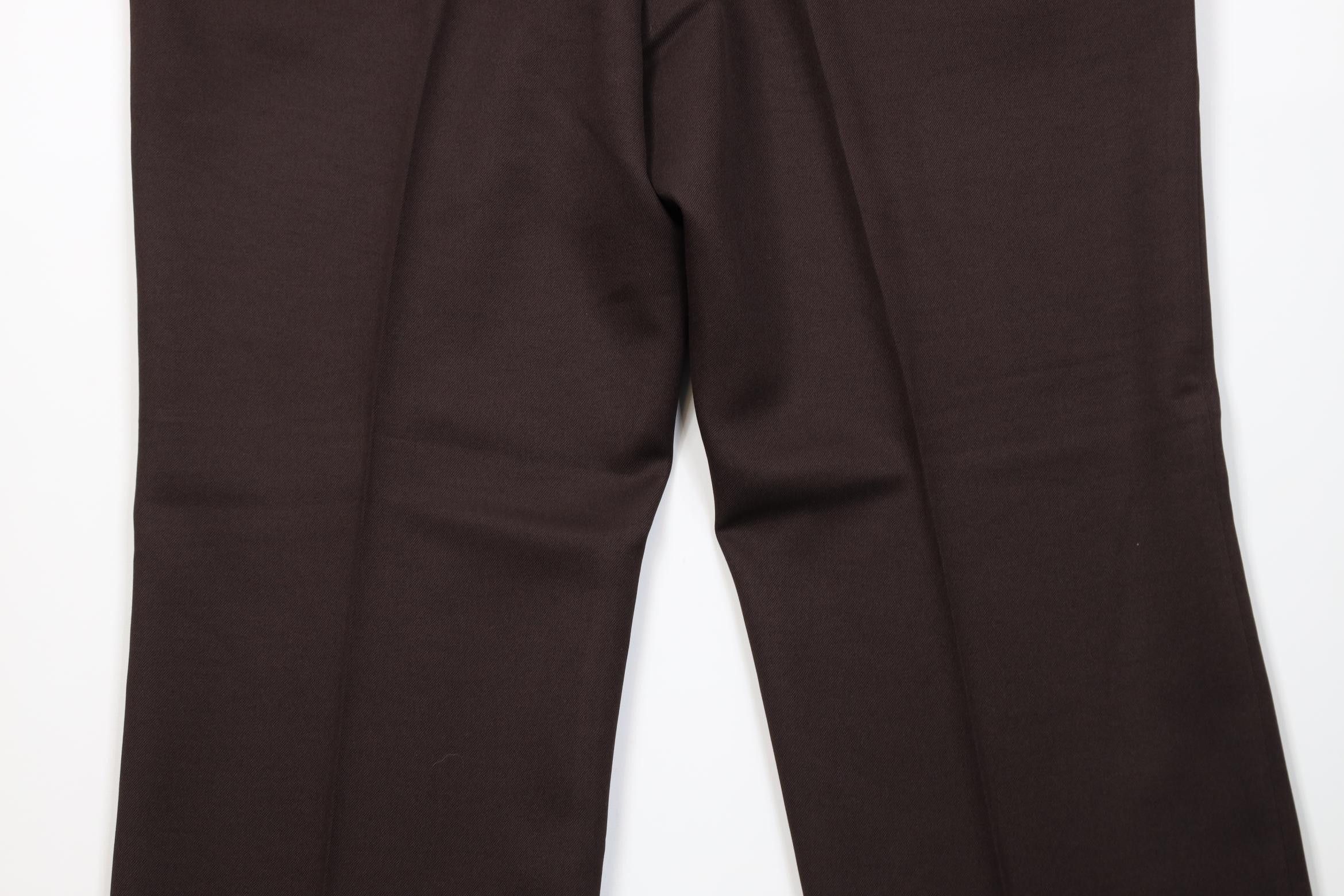 Vintage Deadstock Vintage 70s Streetwear Wide Leg Chino Pants Brown Size US 40 / EU 56 - 12 Thumbnail