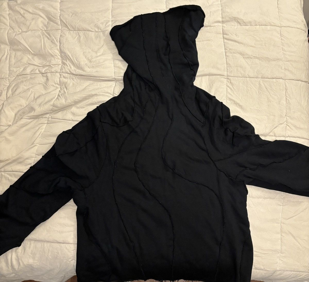 Jordan Arthur Smith Collection 2 Black Dip Dyed Reversible Human Sweater Size US L / EU 52-54 / 3 - 8 Thumbnail