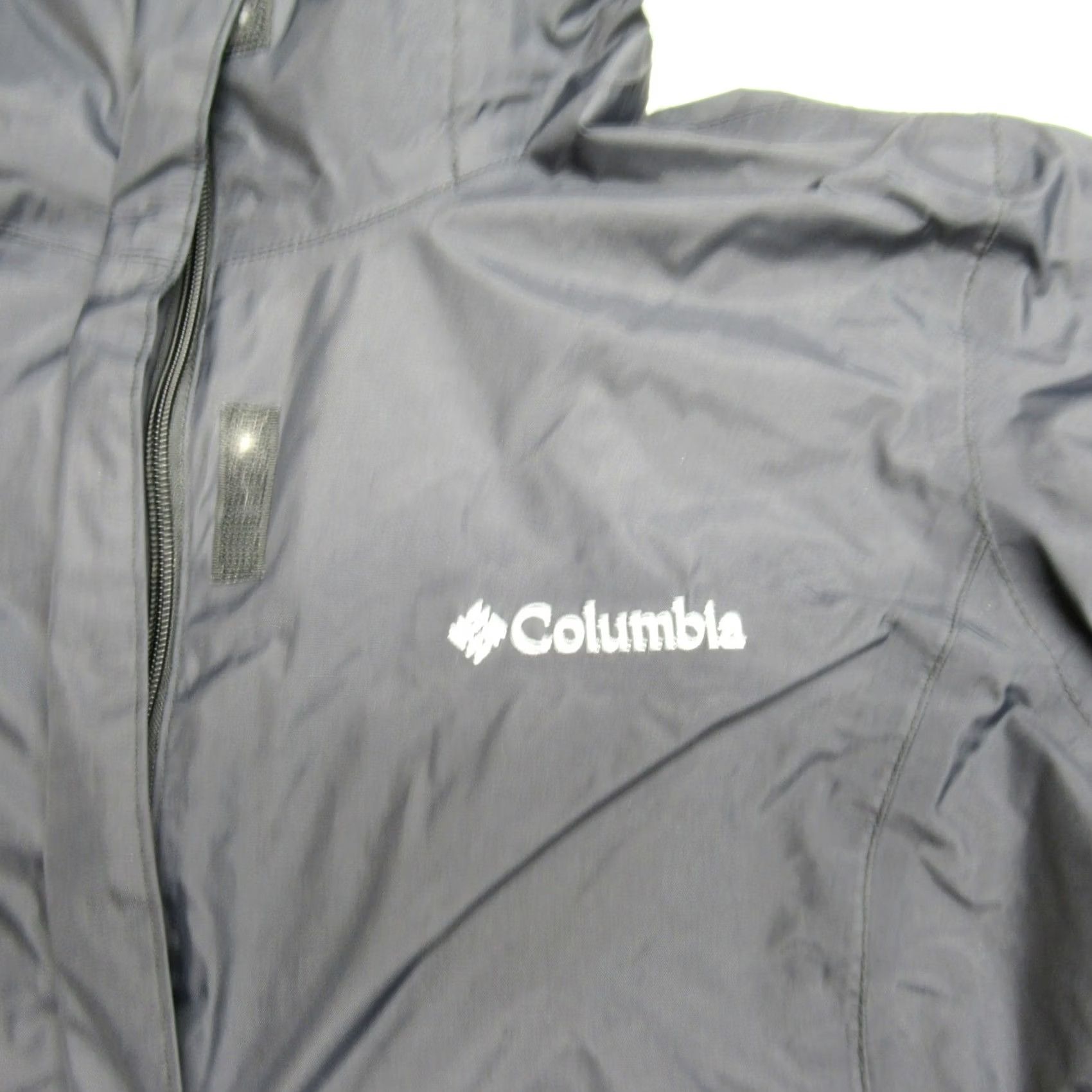 Vintage Columbia Jacket Women Small Black Hooded Lightweight Waterproof Full Zip Wind Size S / US 4 / IT 40 - 7 Thumbnail