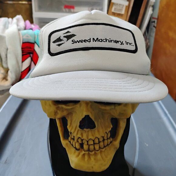 Other Vintage Sweed Machinery Patch Snap Trucker Hat Cap Size ONE SIZE - 1 Thumbnail