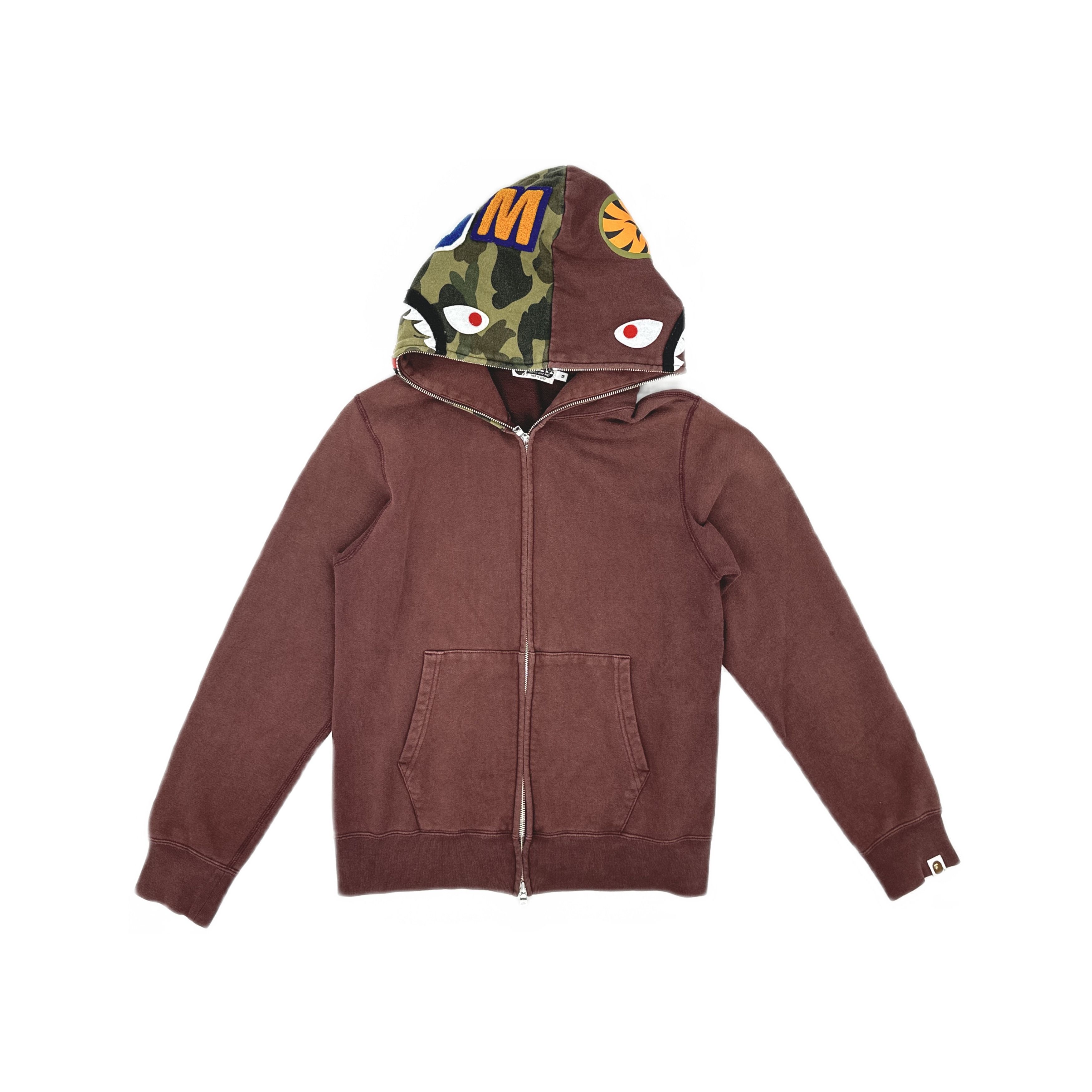 Bape A Bathing Ape Shark Tiger Full Zip Hoodie Size M Size US M / EU 48-50 / 2 - 1 Thumbnail