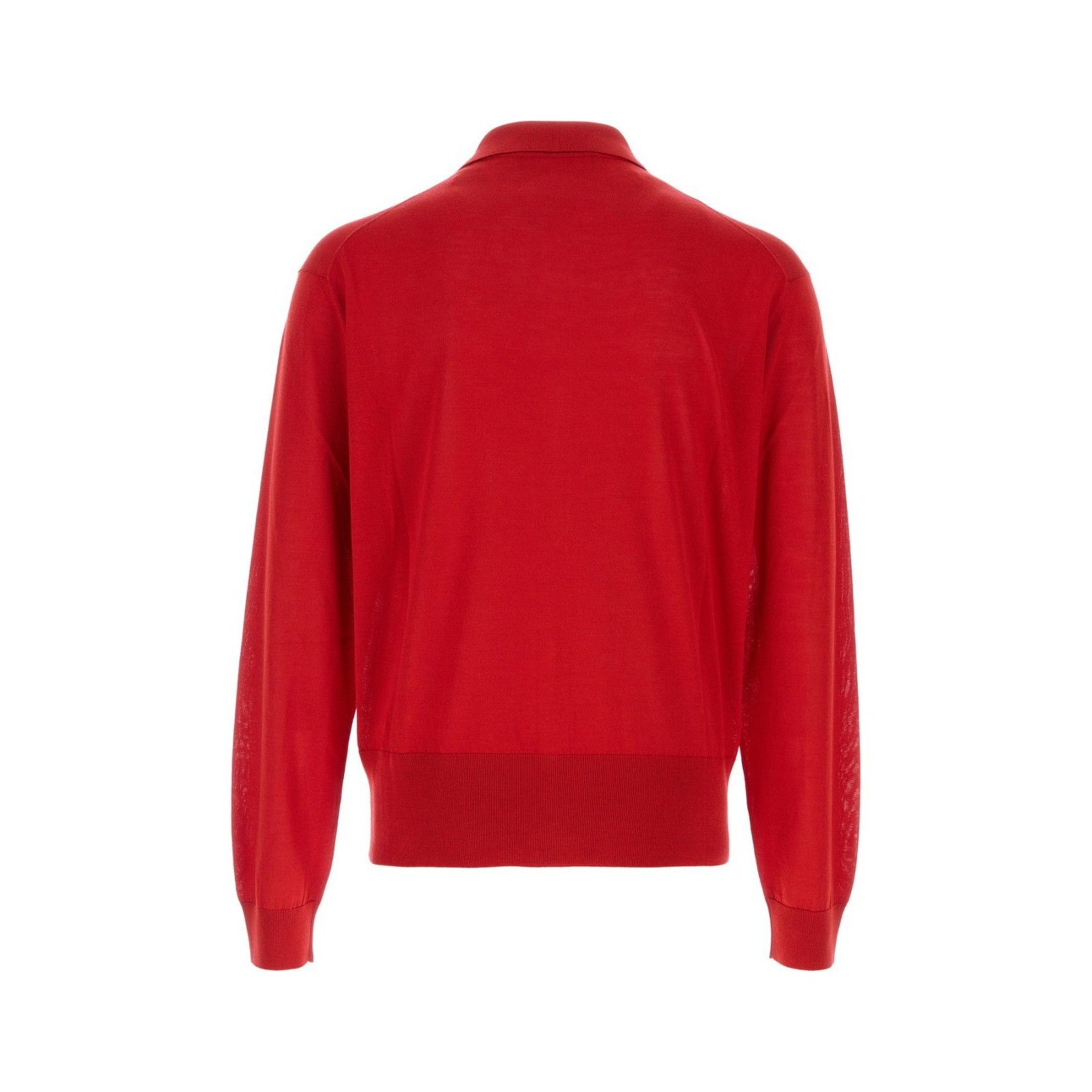 Versace VERSACE Red Silk Blend Cardigan New & Authentic (Men's size: Size US L / EU 52-54 / 3 - 2 Thumbnail