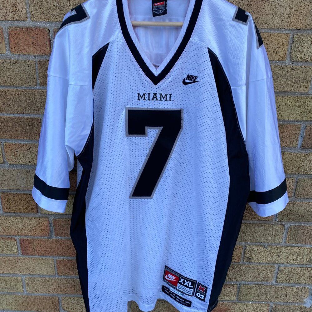 Nike × Vintage Miami Of Ohio Nike Ben Roethlisberger Jersey Uprising 2003 Size US XXL / EU 58 / 5 - 4 Thumbnail