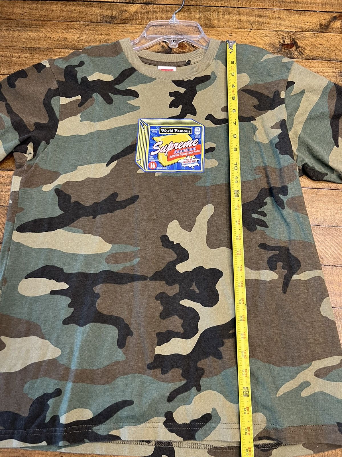 Supreme Supreme Camo American Cheese Shirt Size US M / EU 48-50 / 2 - 4 Thumbnail