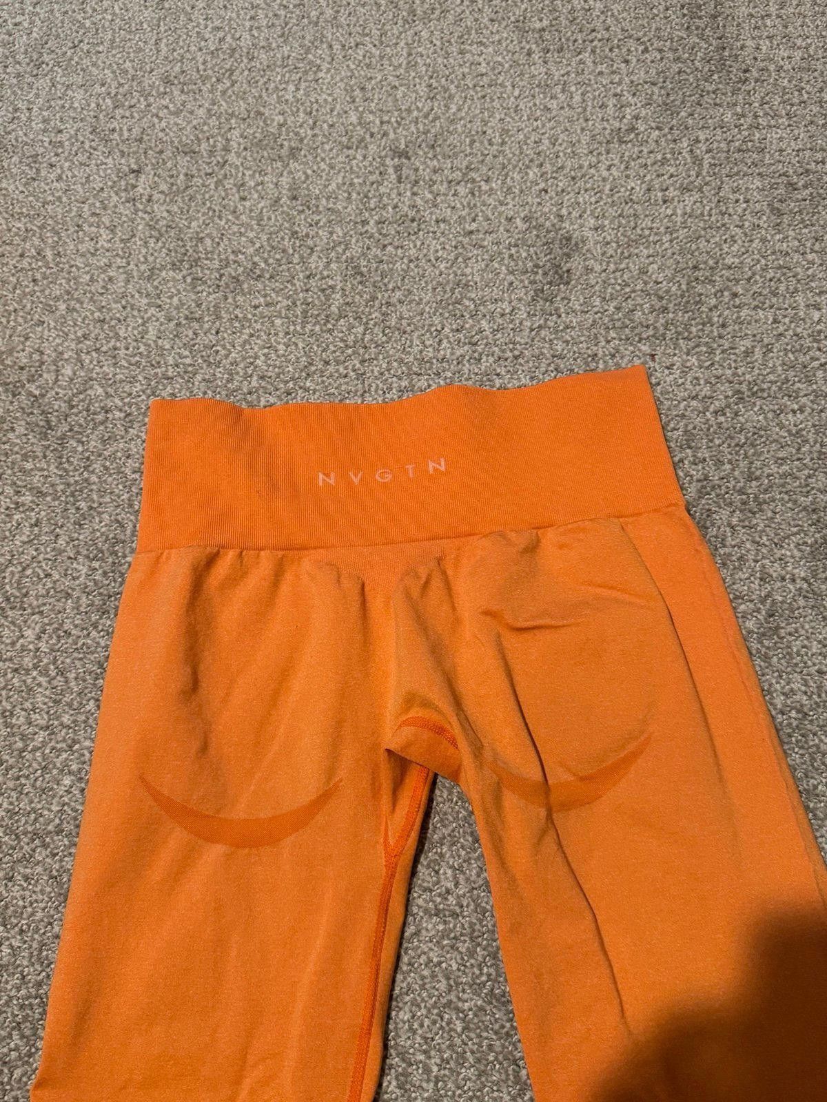 Designer NVGTN Burnt Orange Curve Seamless Leggings women’s size M Size 32" / US 10 / IT 46 - 4 Thumbnail