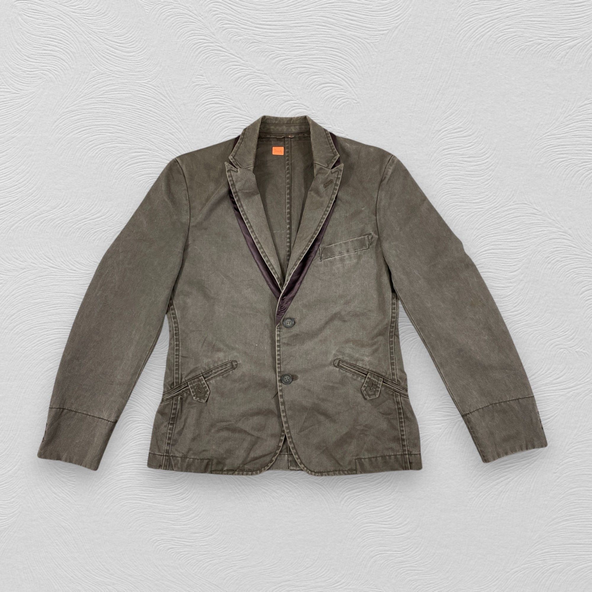 Japanese Brand 💥PPFM Slim Fit Blazer Single Breasted - J449 Size 36S - 1 Thumbnail