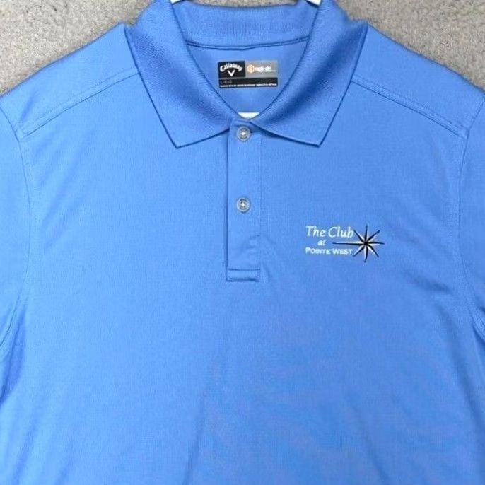 Callaway Callaway Polo Shirt Adult Large Light Blue Golf Athletic Logo Rugby Men Size US L / EU 52-54 / 3 - 2 Thumbnail