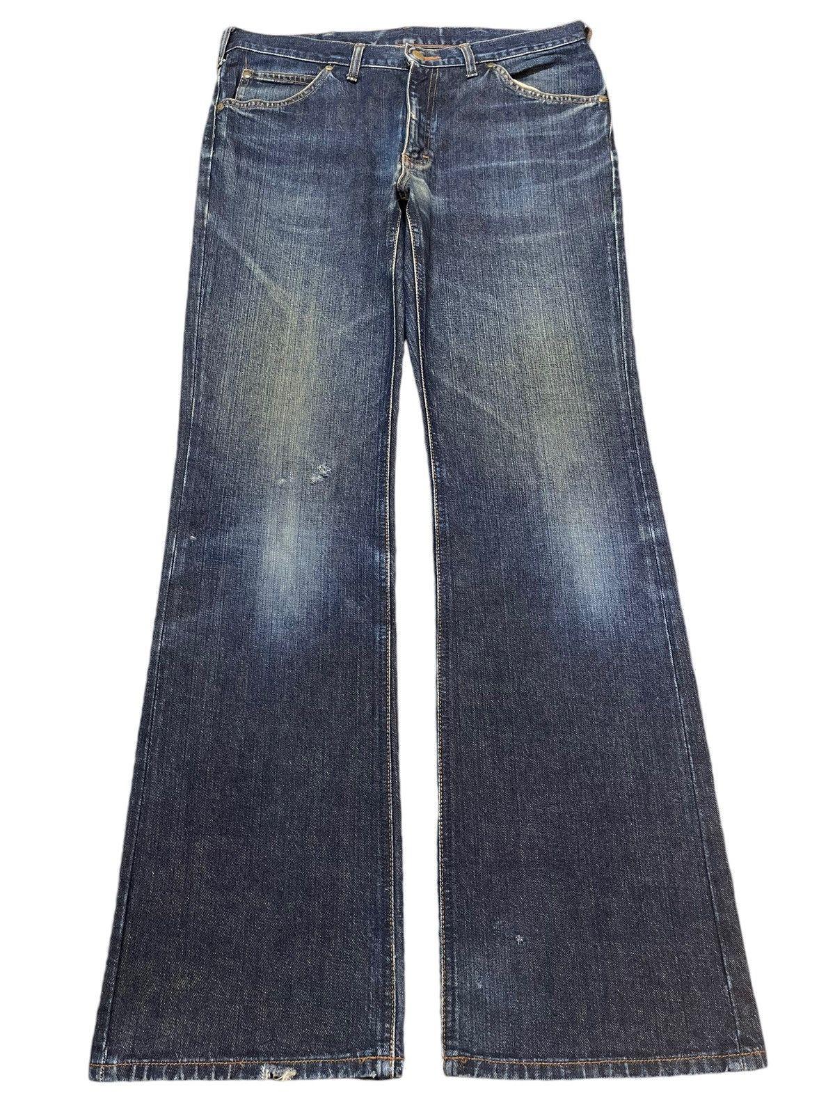 Lee Vintage Lee Blue Faded Wash Style Bootcut Style Jeans Size US 34 / EU 50 - 1 Thumbnail