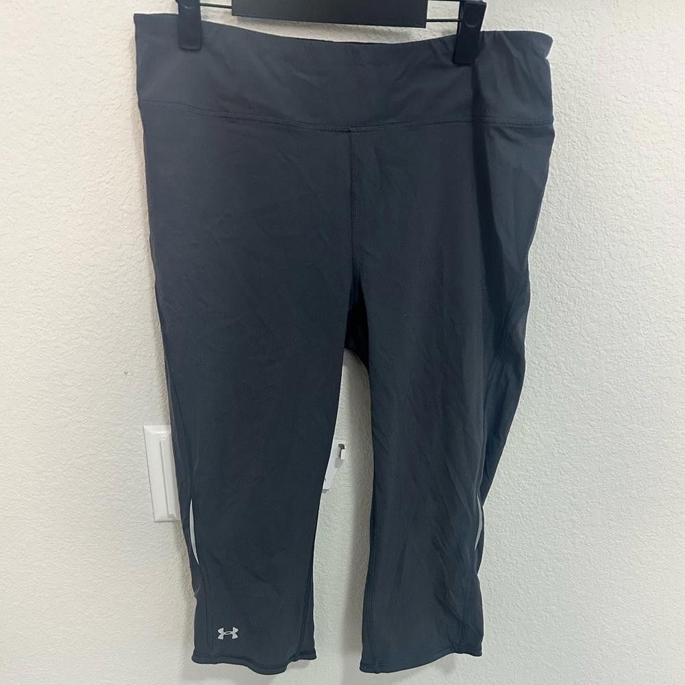 Under Armour Under Armour Heat Gear Stunner Gray Cropped Legging Large Size 36" / US 14 / IT 50 - 2 Thumbnail
