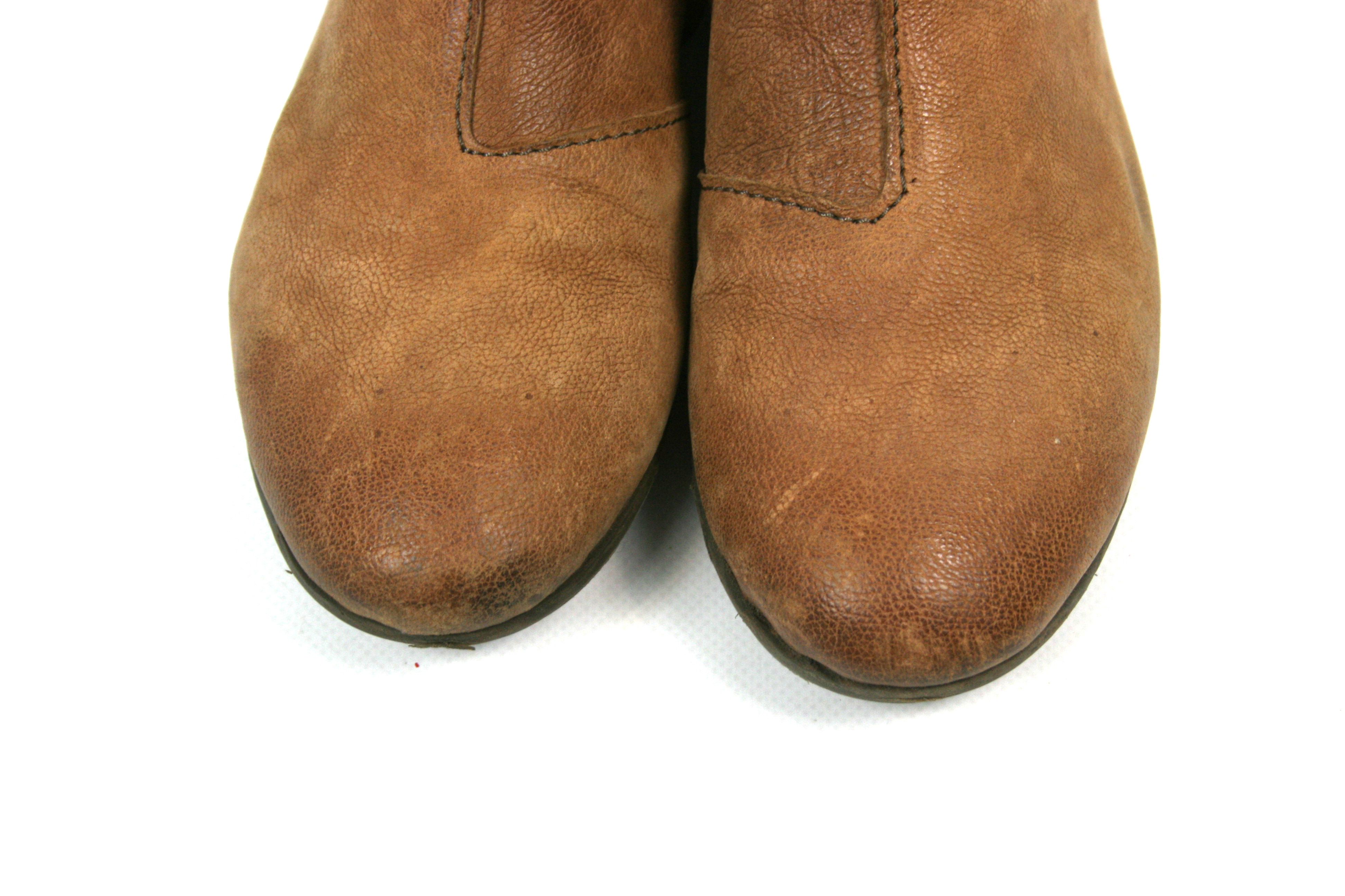 A.S.98 00S Medallions Biker Leather Ankle Boots Vintage Size US 9 / IT 39 - 5 Thumbnail
