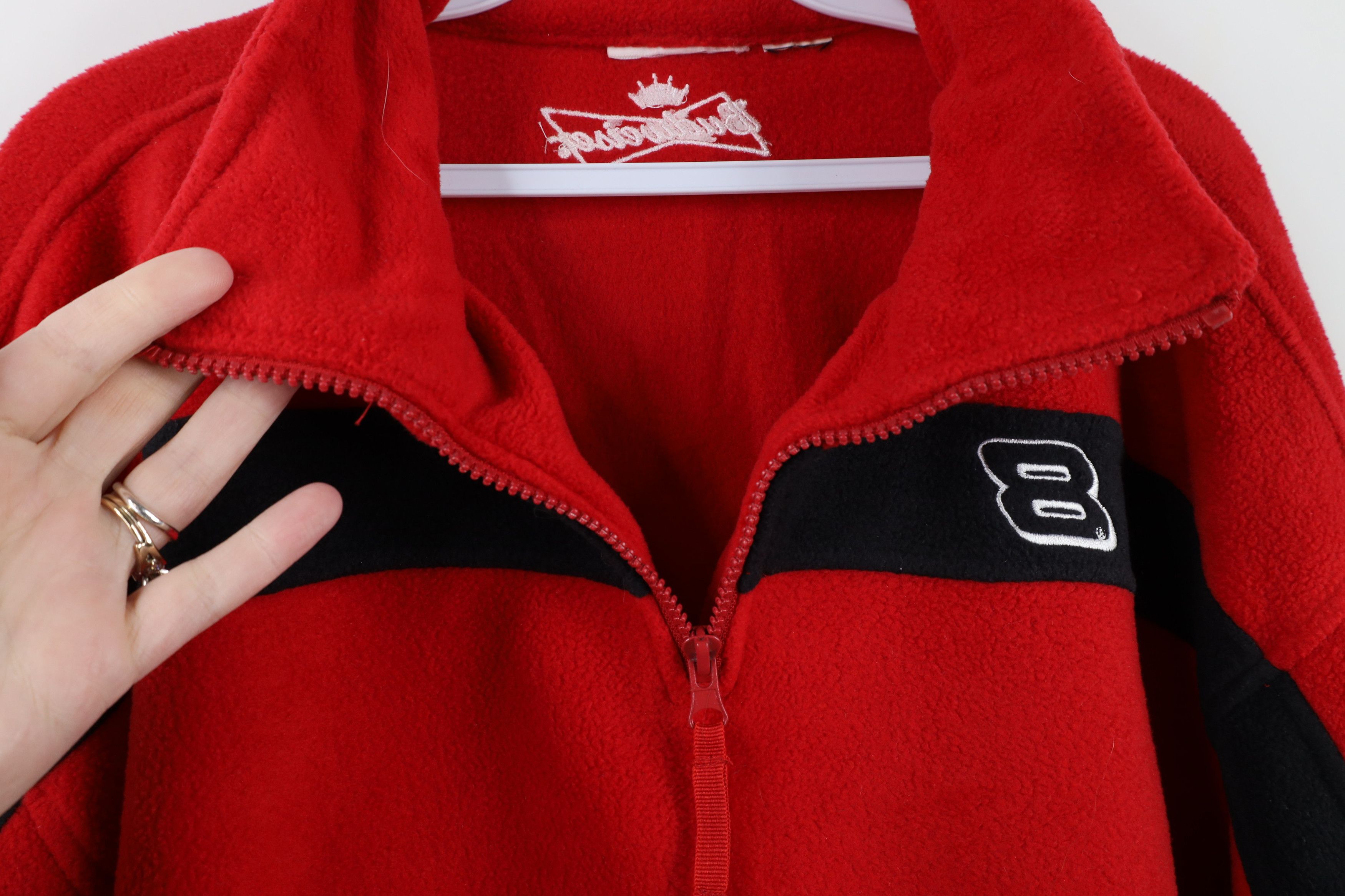 Vintage Vintage NASCAR Earnhardt Jr Racing Fleece Half Zip Sweater Size US XXL / EU 58 / 5 - 9 Thumbnail