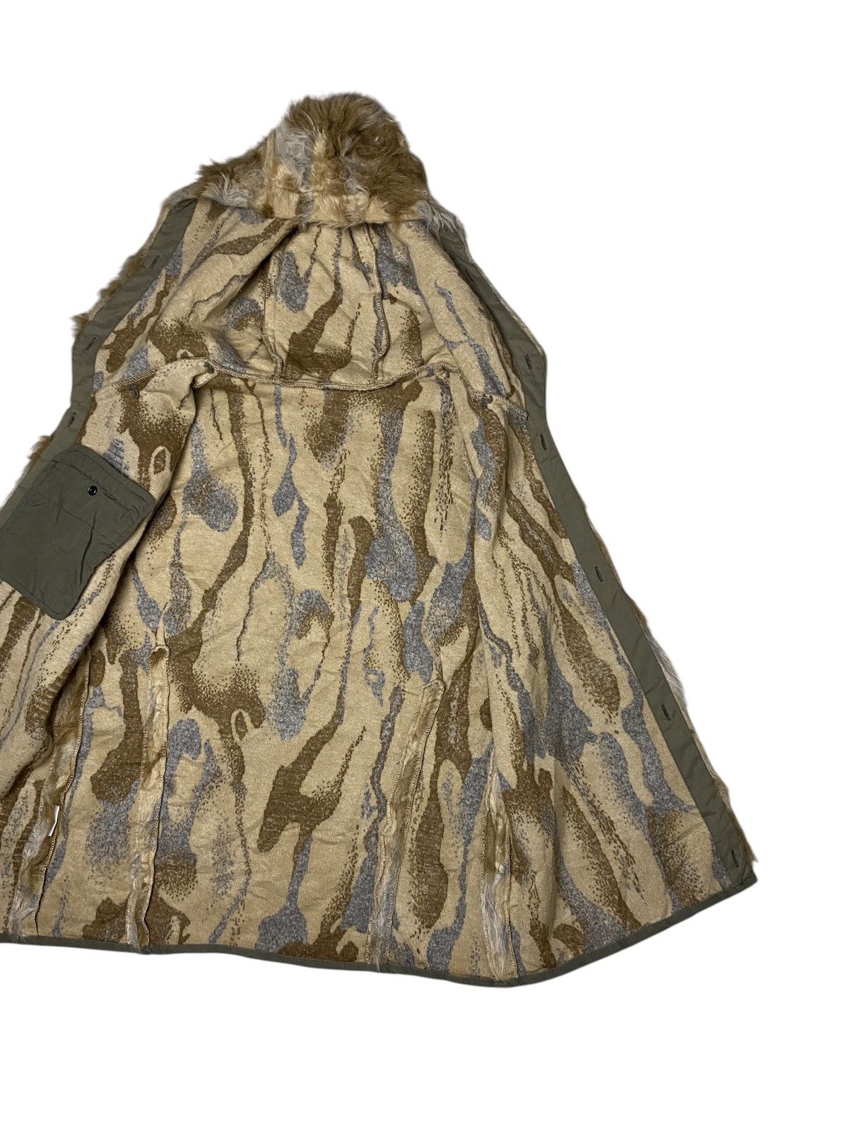 If Six Was Nine 2000's Moussy Fur Military Vest Hoodie Size US M / EU 48-50 / 2 - 8 Thumbnail