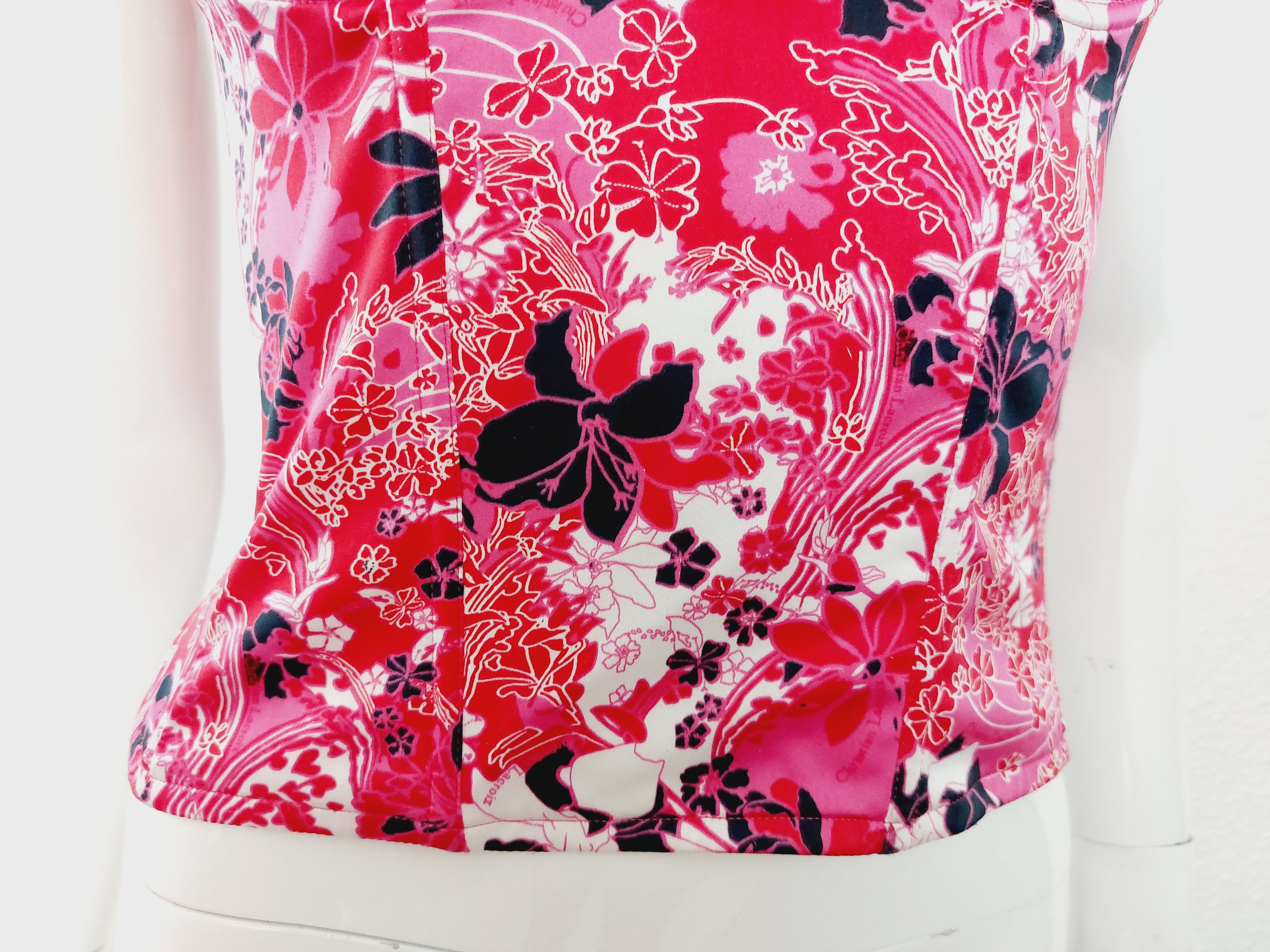Christian Lacroix Christian Lacroix Butterfly Floral Lace Bow Corset Bustier Size S / US 4 / IT 40 - 5 Thumbnail