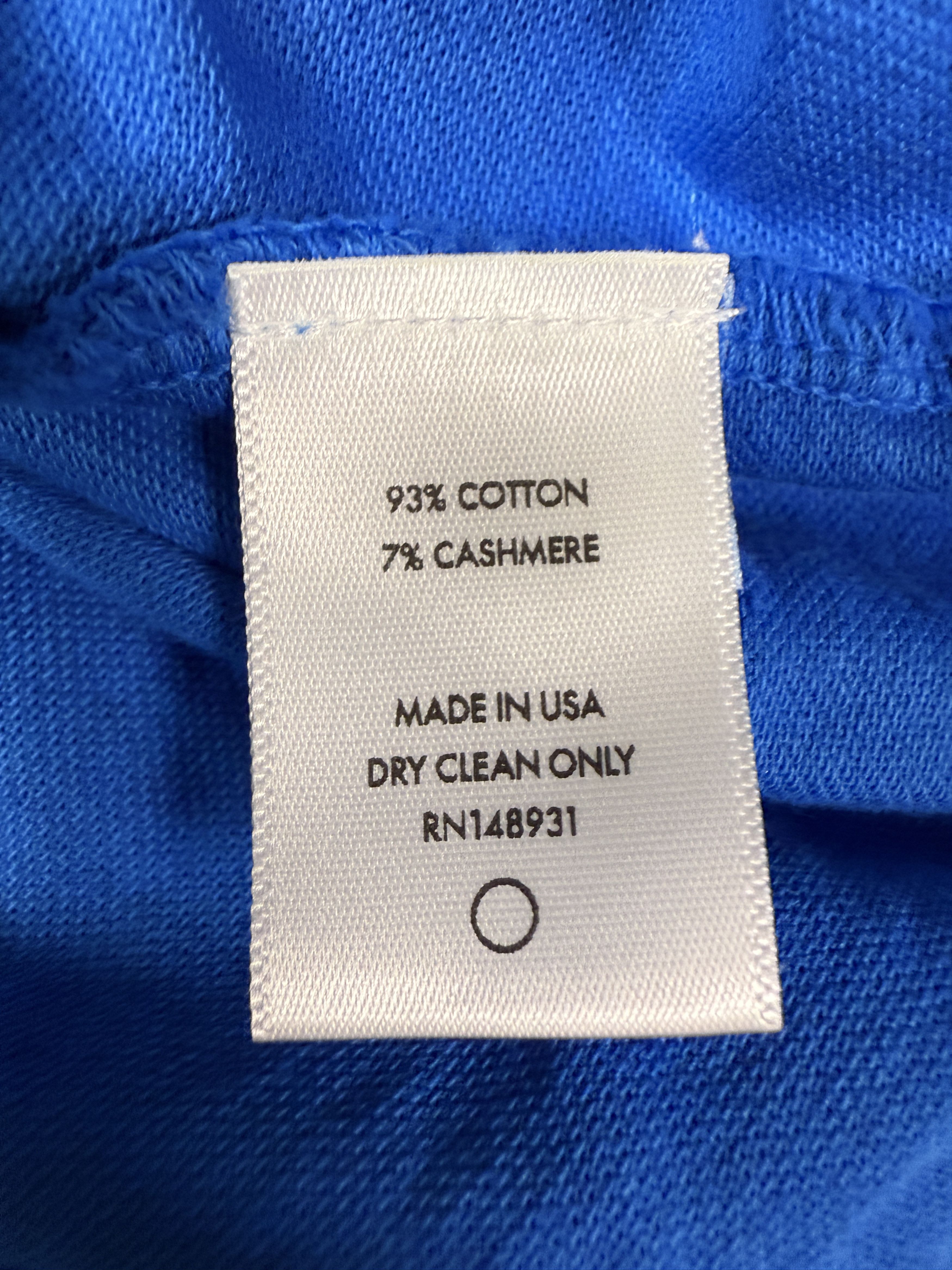 The Elder Statesman $495 The Elder Statesman Cashmere Cotton Blend T-Shirt Size US L / EU 52-54 / 3 - 6 Thumbnail