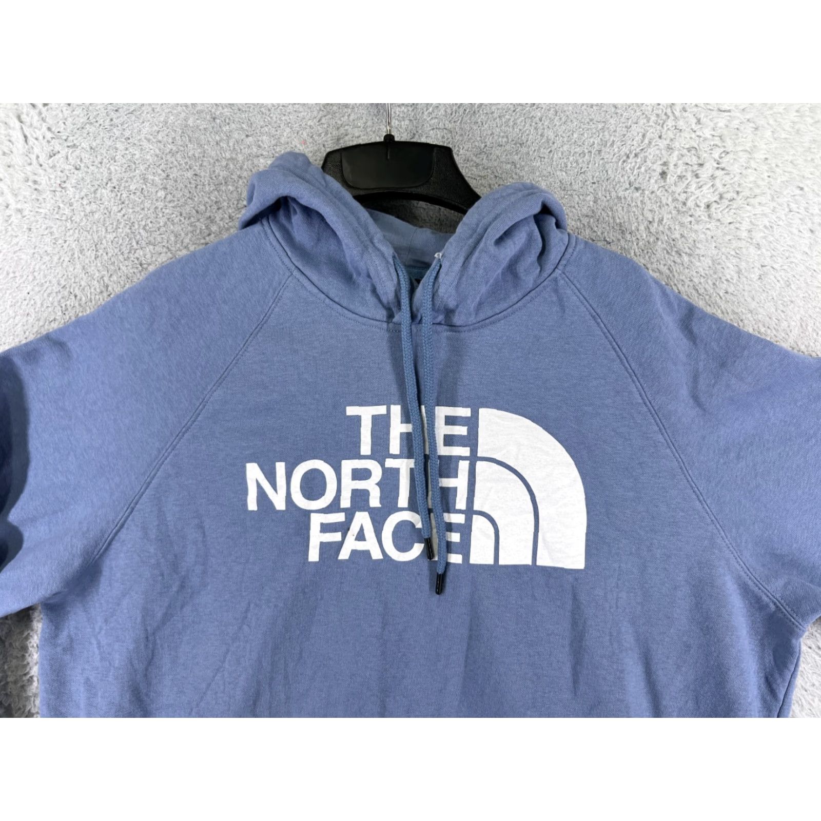 The North Face VINTAGE The North Face Hoodie Women L Purple Logo Pullover Hooded Crew Neck 38 in Chest Womens Logo 90s Size L / US 10 / IT 46 - 7 Thumbnail