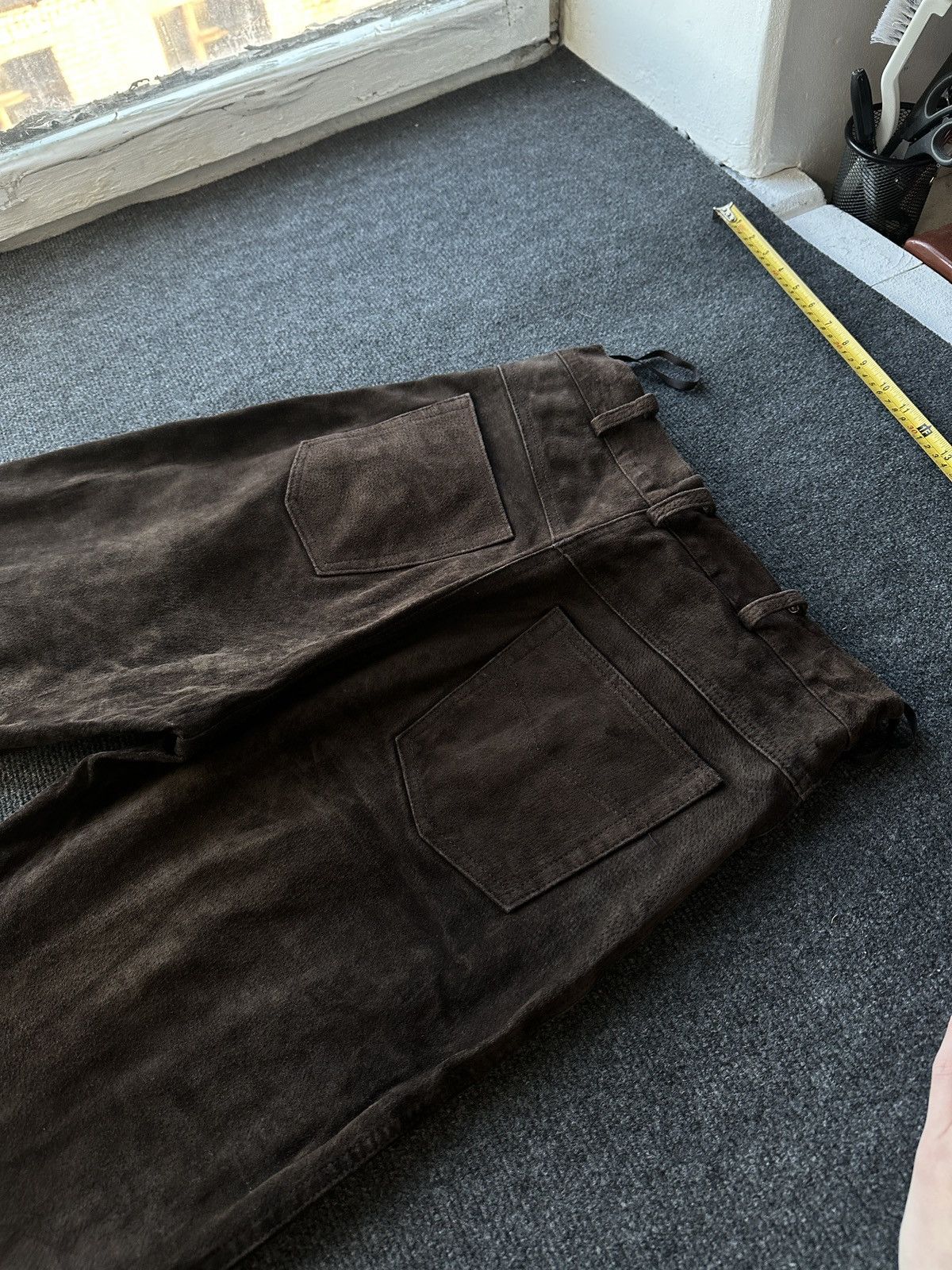 Other IXS 🚨GRAIL MEN LEATHER PANTS Y2K WESTERN MOTORCYCLE Size US 30 / EU 46 - 11 Thumbnail