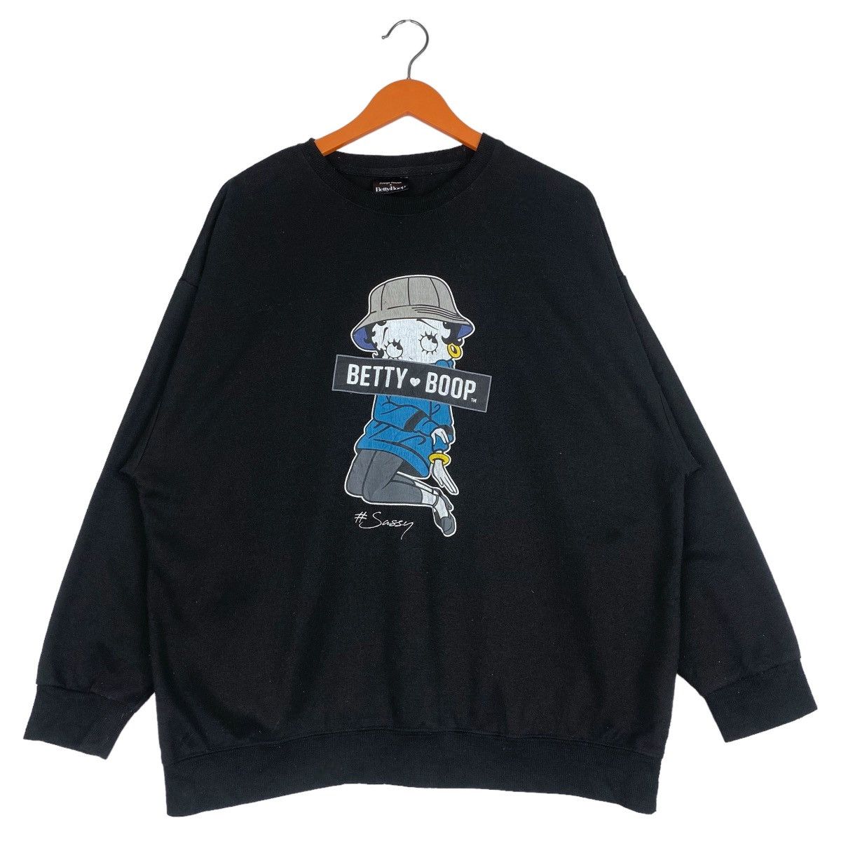 Designer × Vintage Betty Boop Sweatshirts Crewneck Pullover Jumper Size XL / US 12-14 / IT 48-50 - 1 Thumbnail