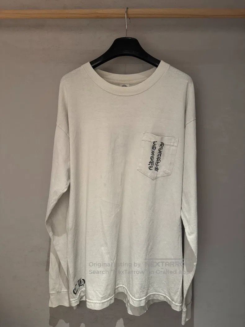 Chrome Hearts CHROME HEARTS Size L White Sanskrit Behind Meteor Long Slee Size US L / EU 52-54 / 3 - 2 Thumbnail