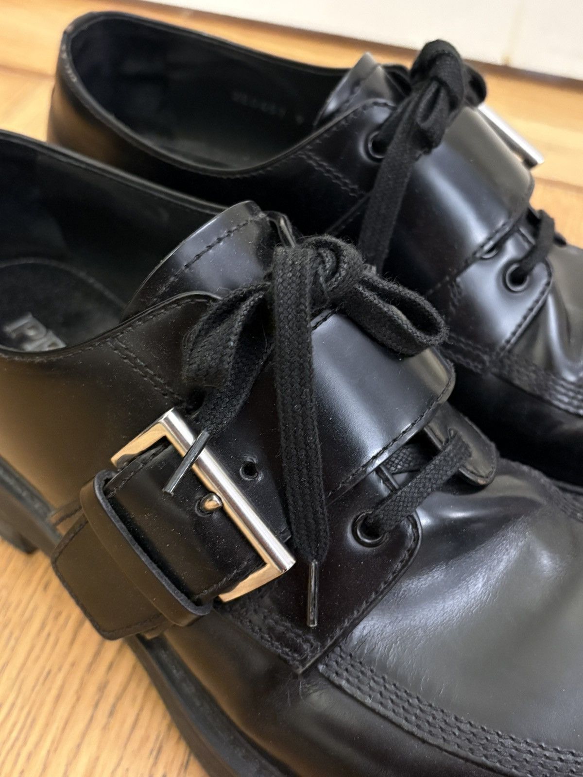Prada Prada Brushed leather Derby Size US 9 / EU 42 - 5 Thumbnail