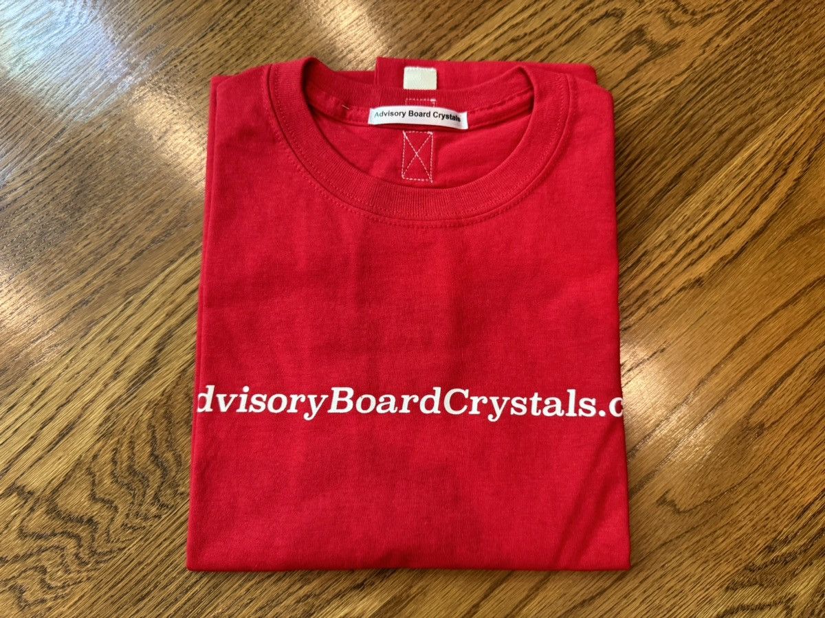 Advisory Board Crystals Medium ABC Website Tee Red Shirt abc 123. Size US M / EU 48-50 / 2 - 6 Thumbnail