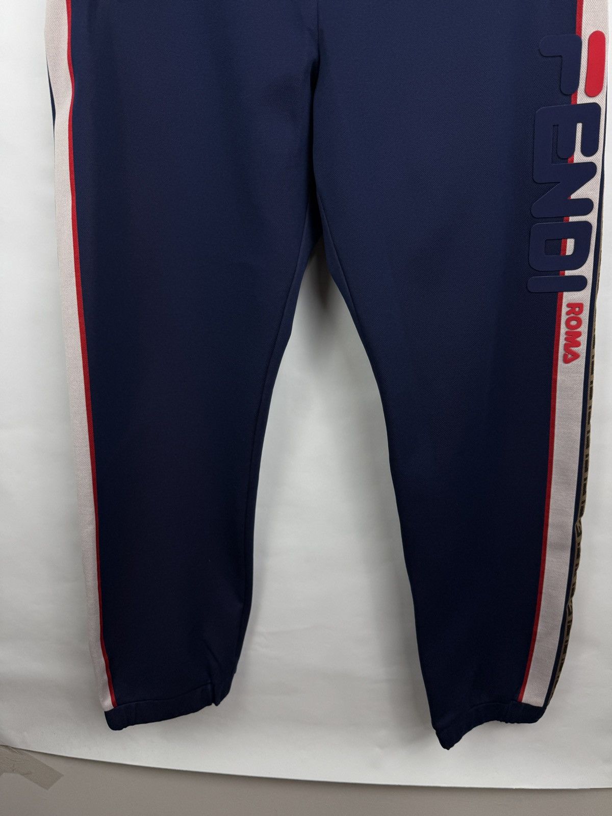 Fendi 🇮🇹 Fendi Fila FF Monogram Stripe Track Pants Made in Italy Size US 32 / EU 48 - 5 Thumbnail