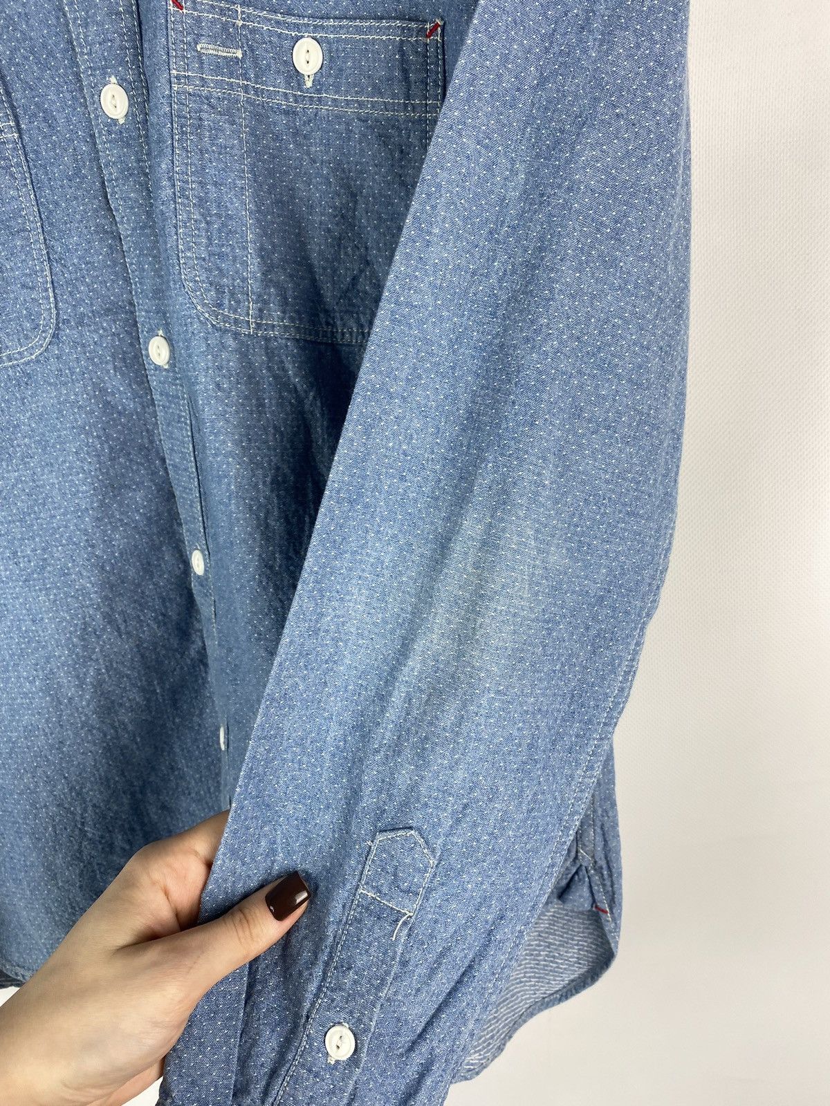 Global Work Global Work men’s Japanese style denim button up shirt Size US L / EU 52-54 / 3 - 10 Thumbnail