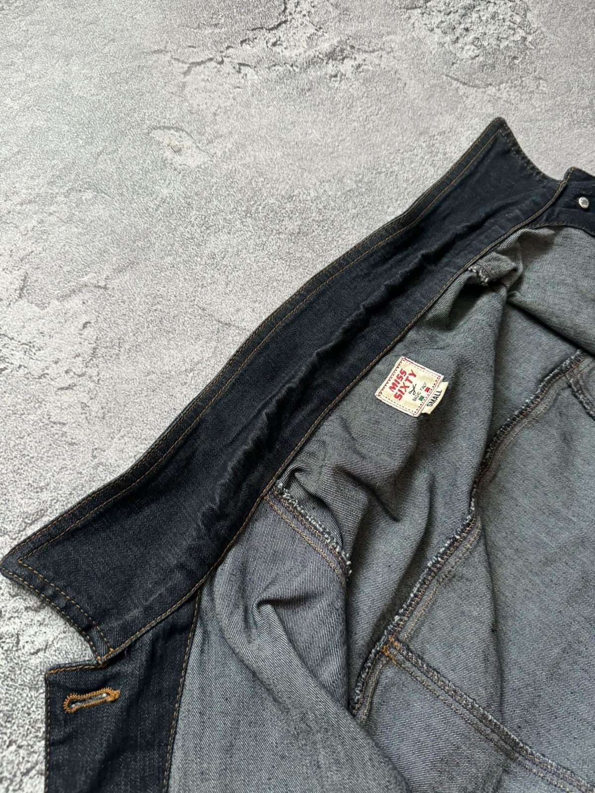 Miss Sixty × Vintage Miss sixty S denim button up jacket bomber y2k Size S / US 4 / IT 40 - 11 Thumbnail