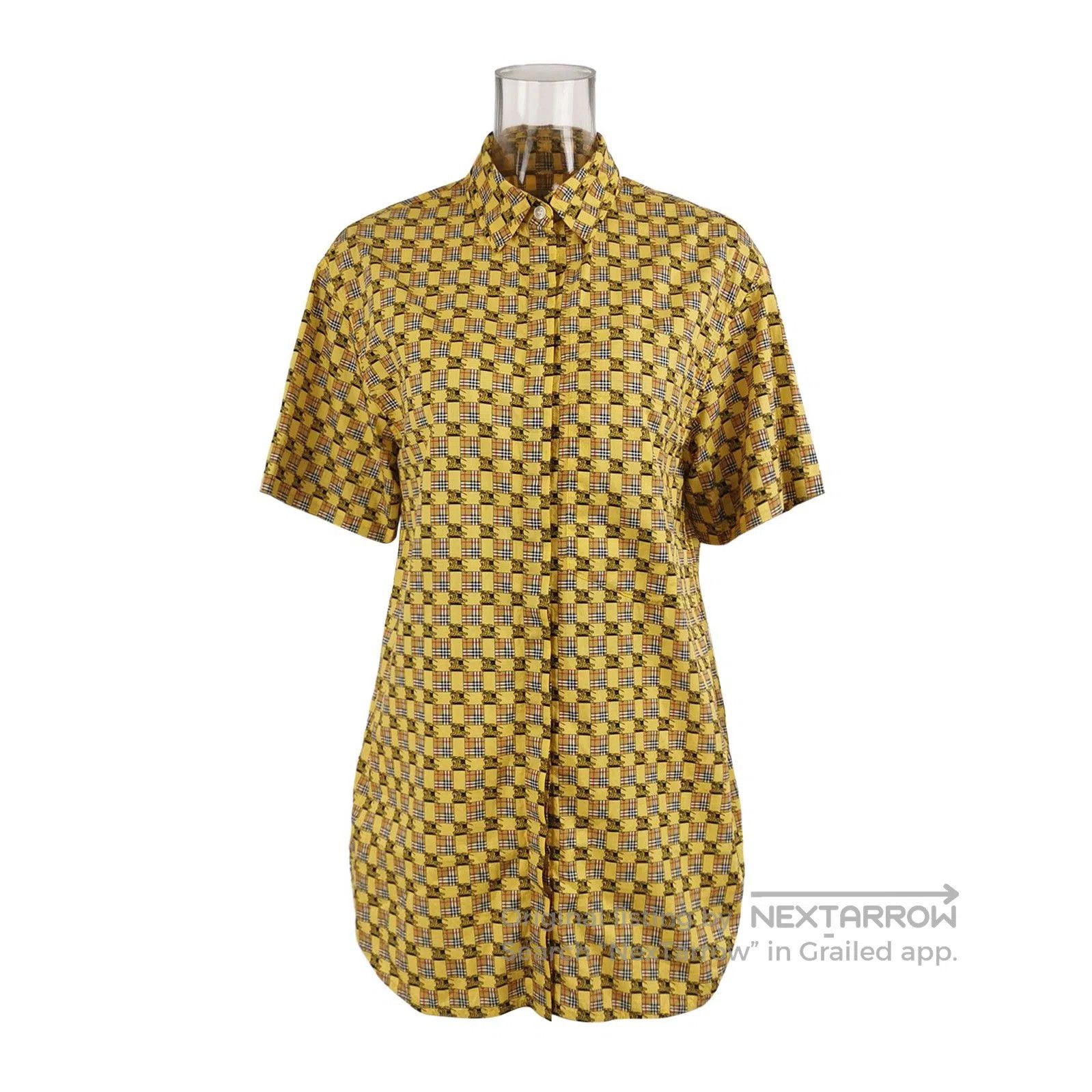 Burberry Burberry Colorful Graphic Pattern Short Sleeve Shirt . Size US S / EU 44-46 / 1 - 1 Thumbnail
