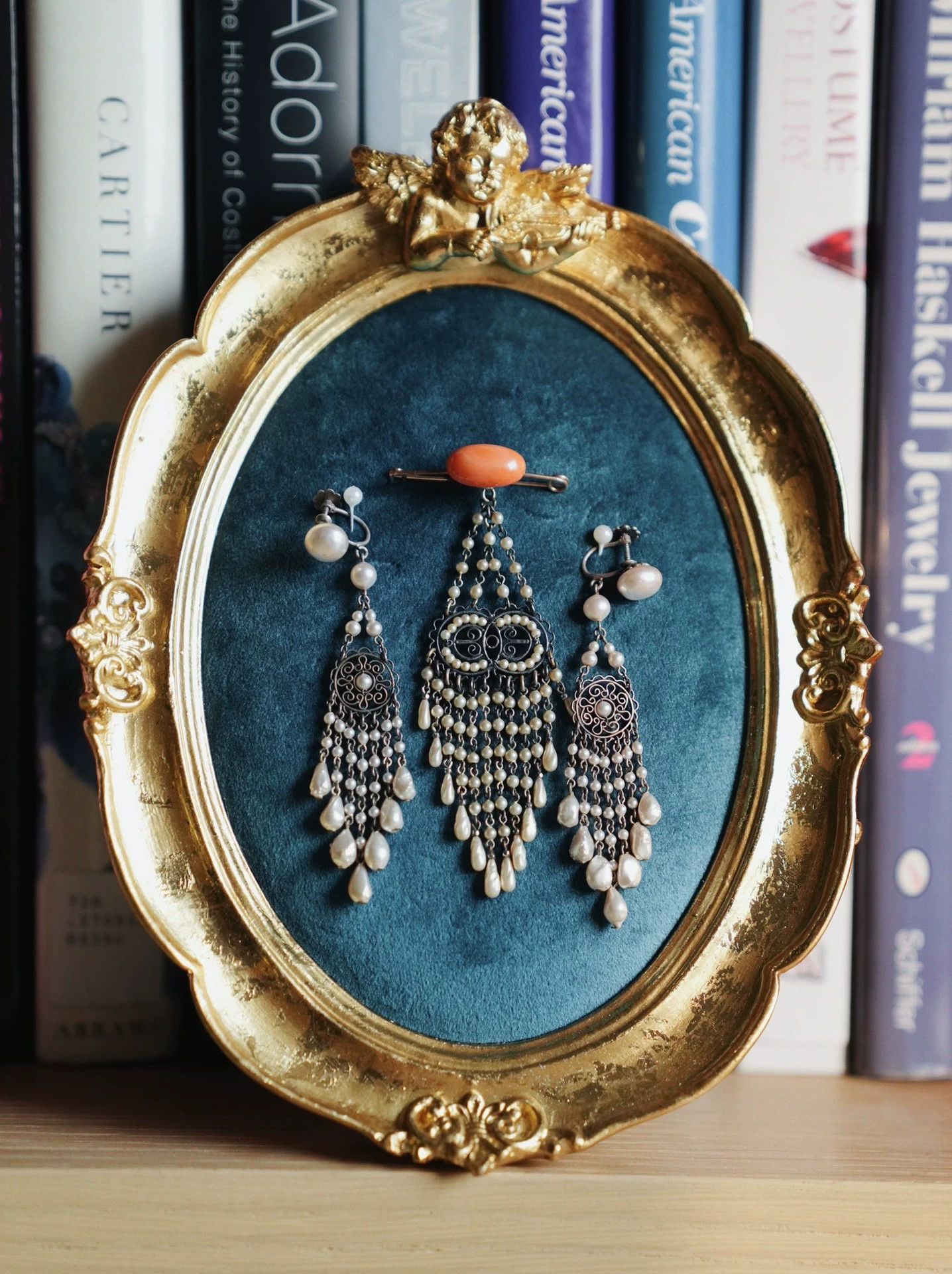 Other 1920s Louis Rousselet Baroque Pearl Earclips & Brooch Size ONE SIZE - 5 Thumbnail
