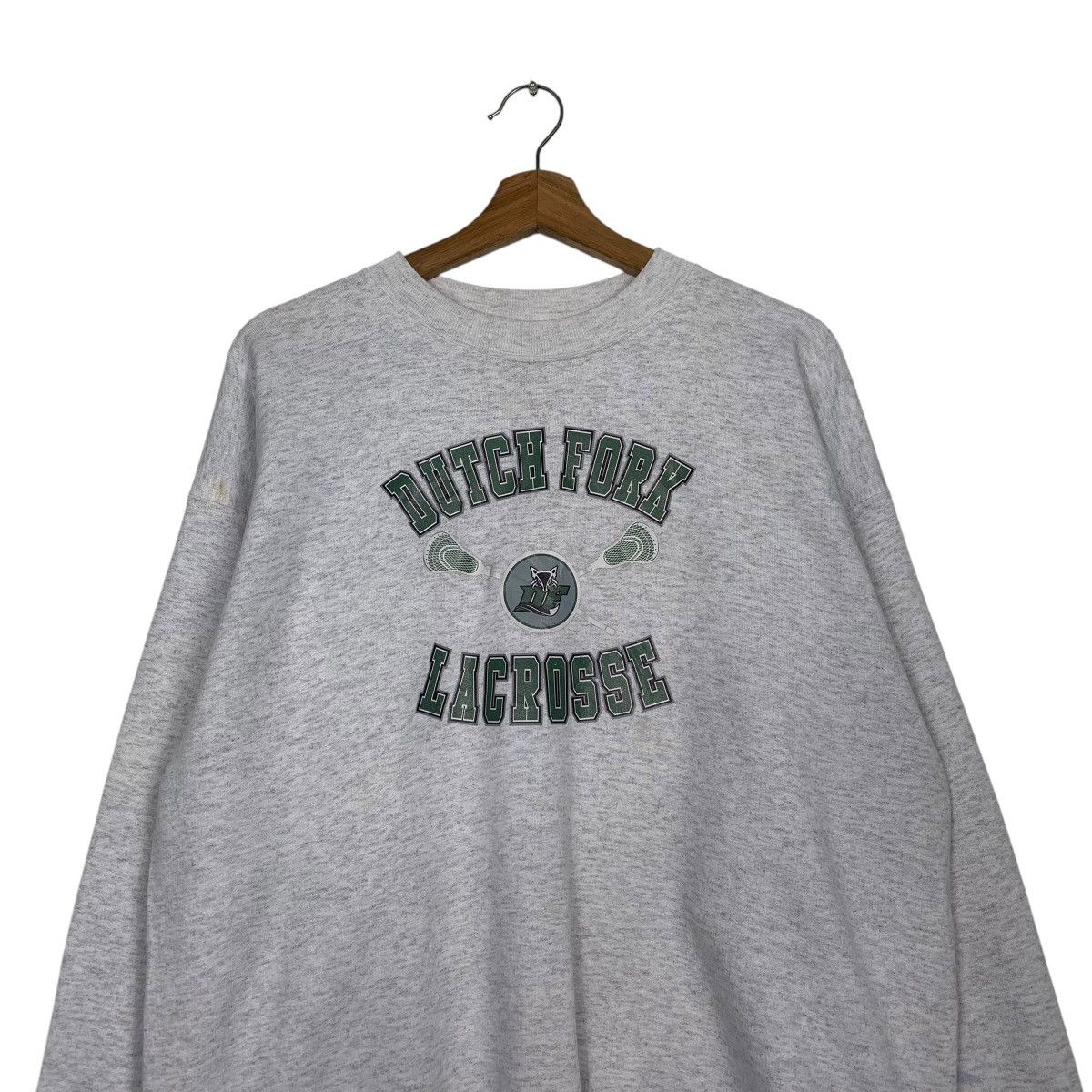 Japanese Brand Dutch Fork Lacrosse Big Logo Crewneck sweatshirt Size US L / EU 52-54 / 3 - 2 Thumbnail