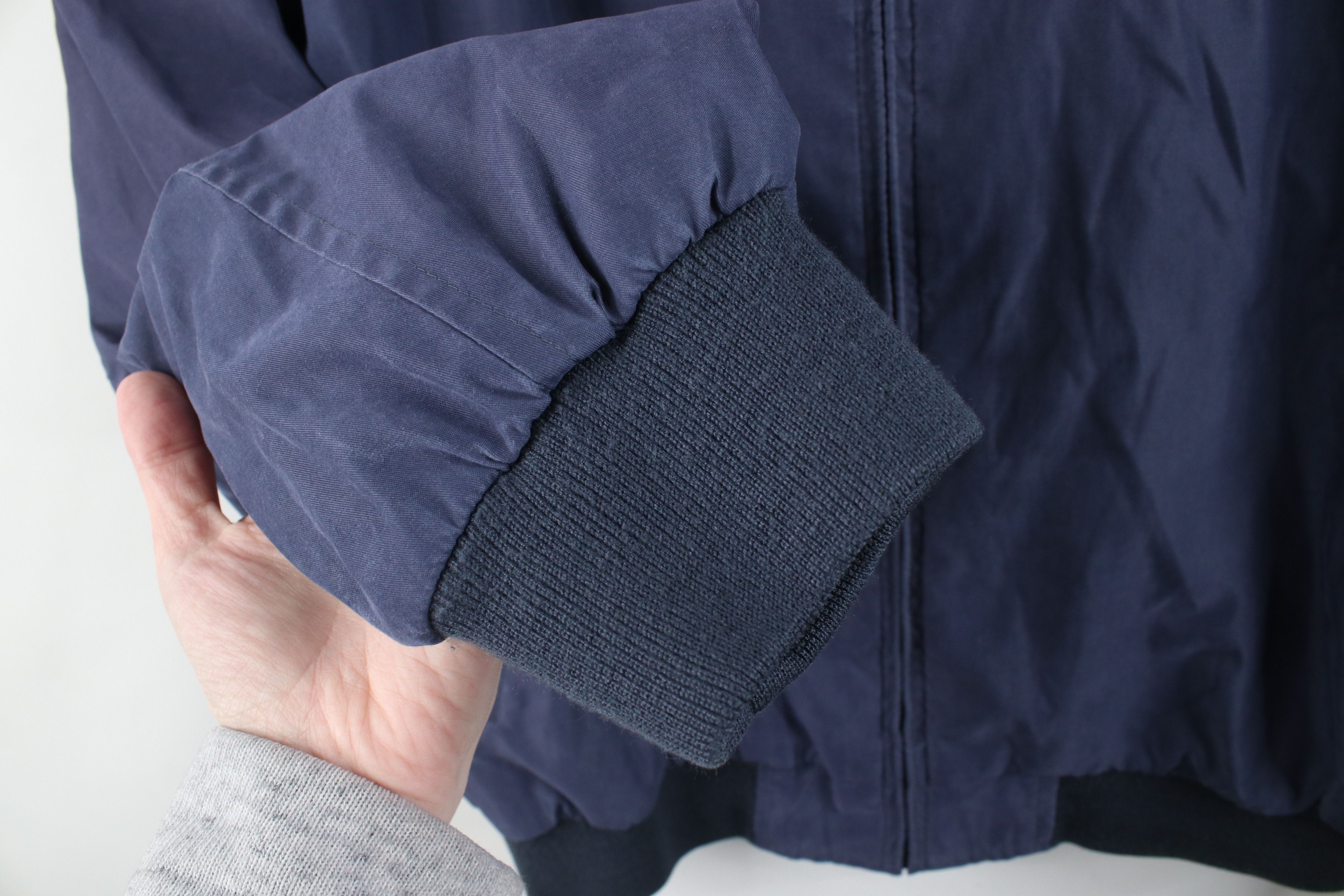 Vintage Vintage 90s Streetwear Full Zip Bomber Jacket Blue Size US L / EU 52-54 / 3 - 8 Thumbnail