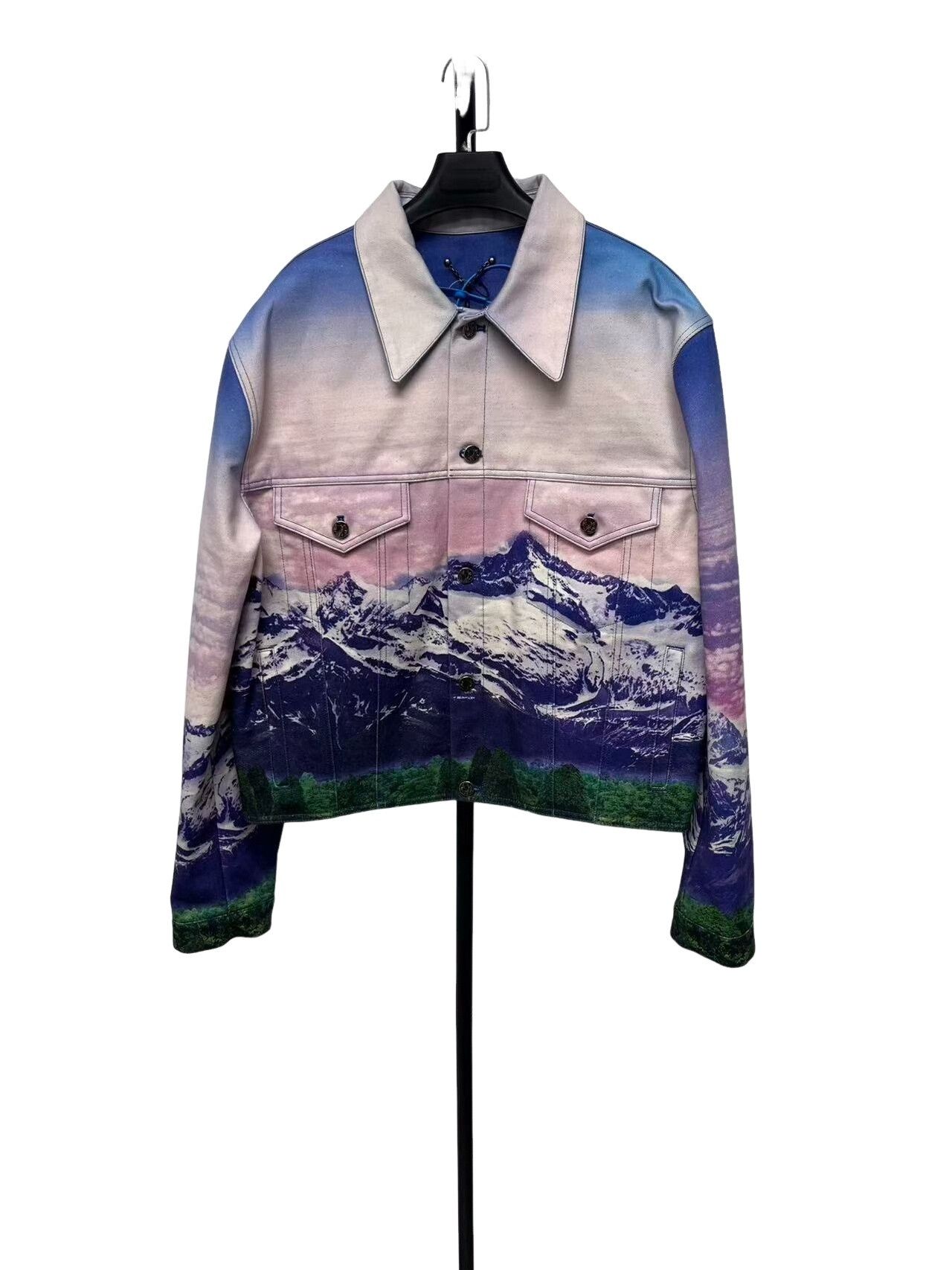 Louis Vuitton Louis Vuitton Landscape Print Light Jacket 54 Size US L / EU 52-54 / 3 - 1 Thumbnail