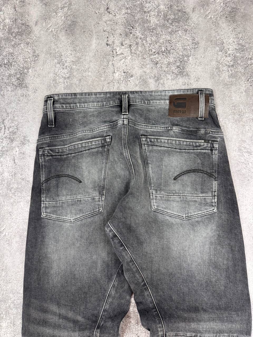 G-Star G-Star Raw Scutar 3D Slim Tapered Men Grey Denim Jeans Pants Size US 32 / EU 48 - 2 Thumbnail
