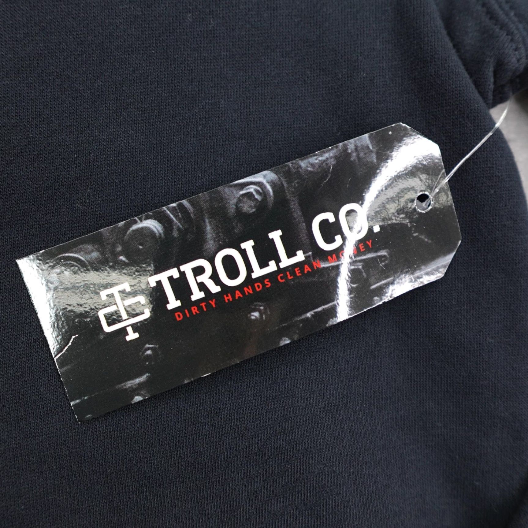 CO Troll Co Hoodie Mens Small Navy Blue Pullover Graphic Print Hooded Sweatshirt Size US S / EU 44-46 / 1 - 4 Thumbnail