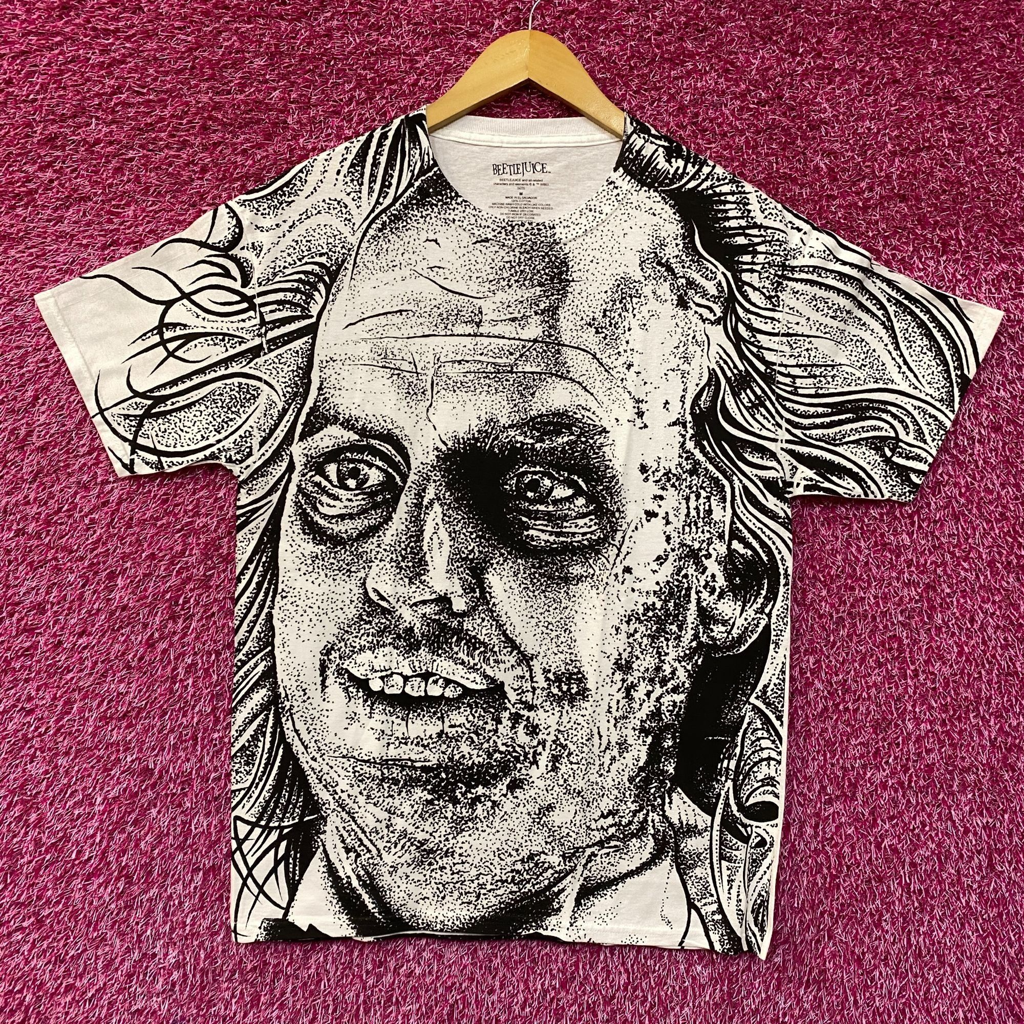 Other Beetlejuice Face Jumbo Graphic T-Shirt Medium Size US M / EU 48-50 / 2 - 1 Thumbnail