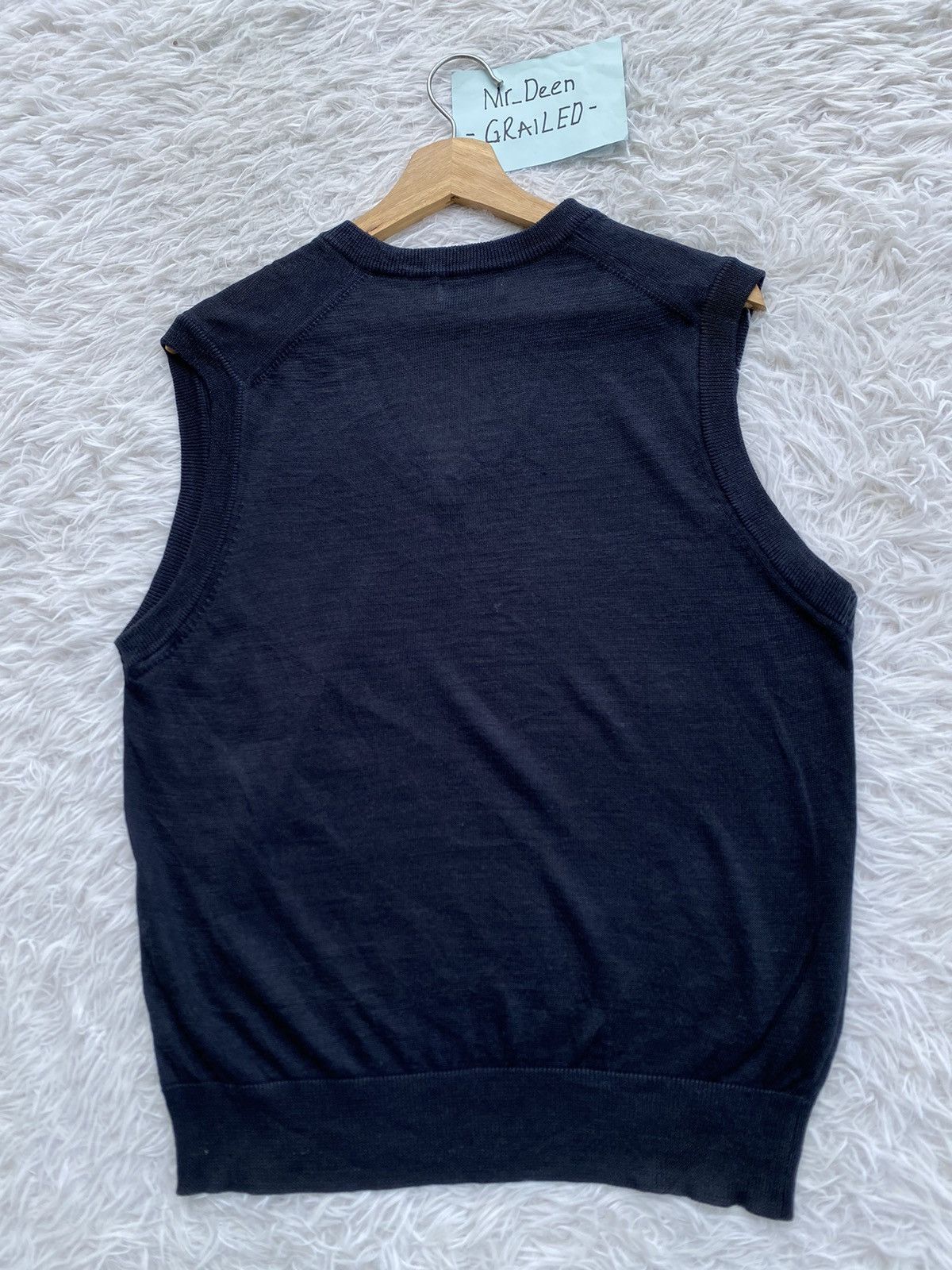 Burberry Rare Vintage 90s Burberry Knitted Vest Size US M / EU 48-50 / 2 - 15 Thumbnail