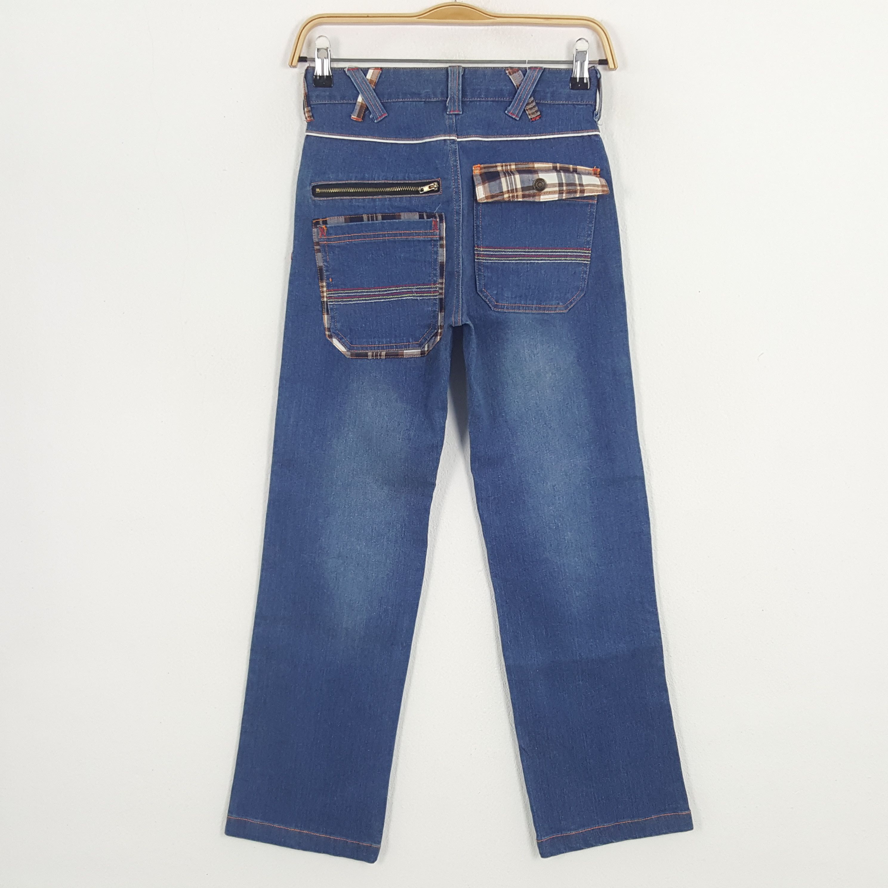 Designer × Japanese Brand × Vintage Vintage XYZ Guaranteed Skull Denim Jeans Size US 26 / EU 42 - 4 Thumbnail