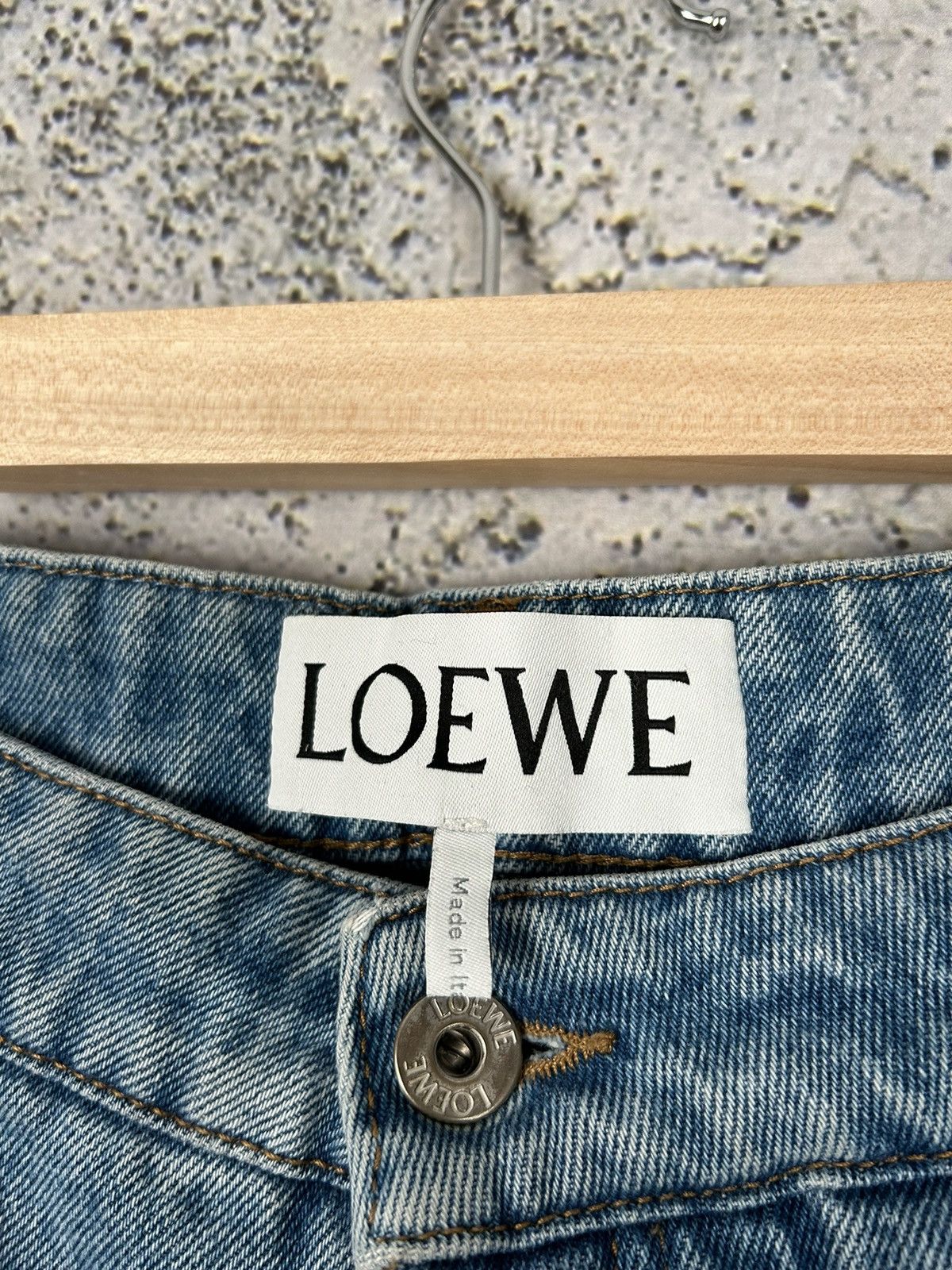 Loewe Loewe Jeans Denim Pants Designer Rare Luxury Made in Italy Size 28" / US 6 / IT 42 - 6 Thumbnail