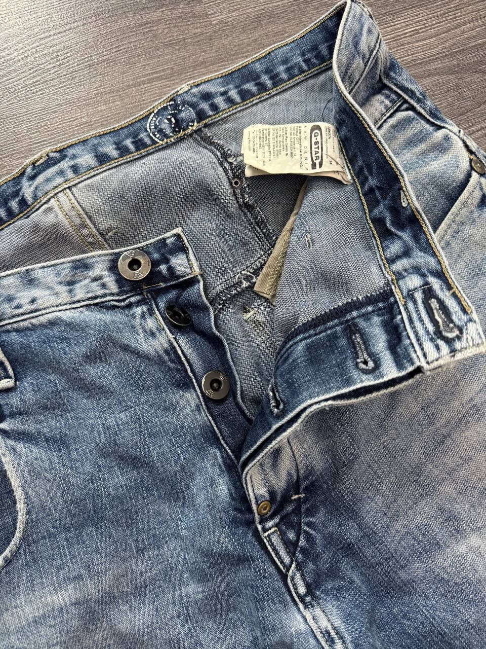 G-Star Vintage G-Star Raw 33-01 Light Blue Denim Jeans Size US 36 / EU 52 - 7 Thumbnail