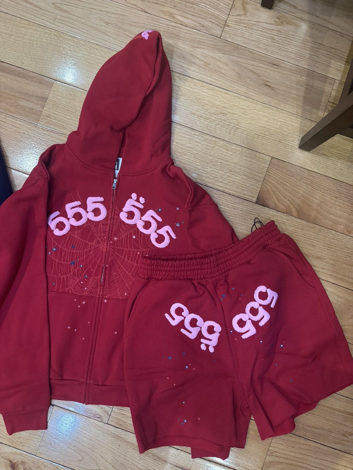 Sp5der Sp5der Merlot Zip Up & Shorts Set Size US S / EU 44-46 / 1 - 1 Thumbnail
